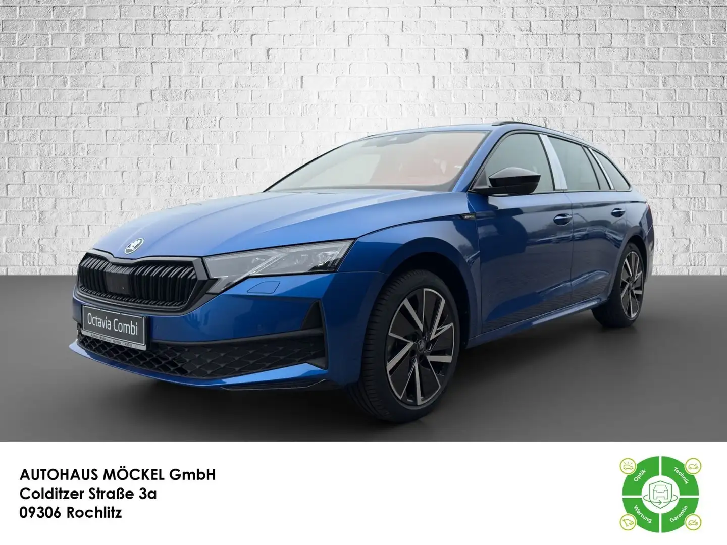 Skoda Octavia Combi 4x4 Sportline/AHK/LED/Navi Blau - 1