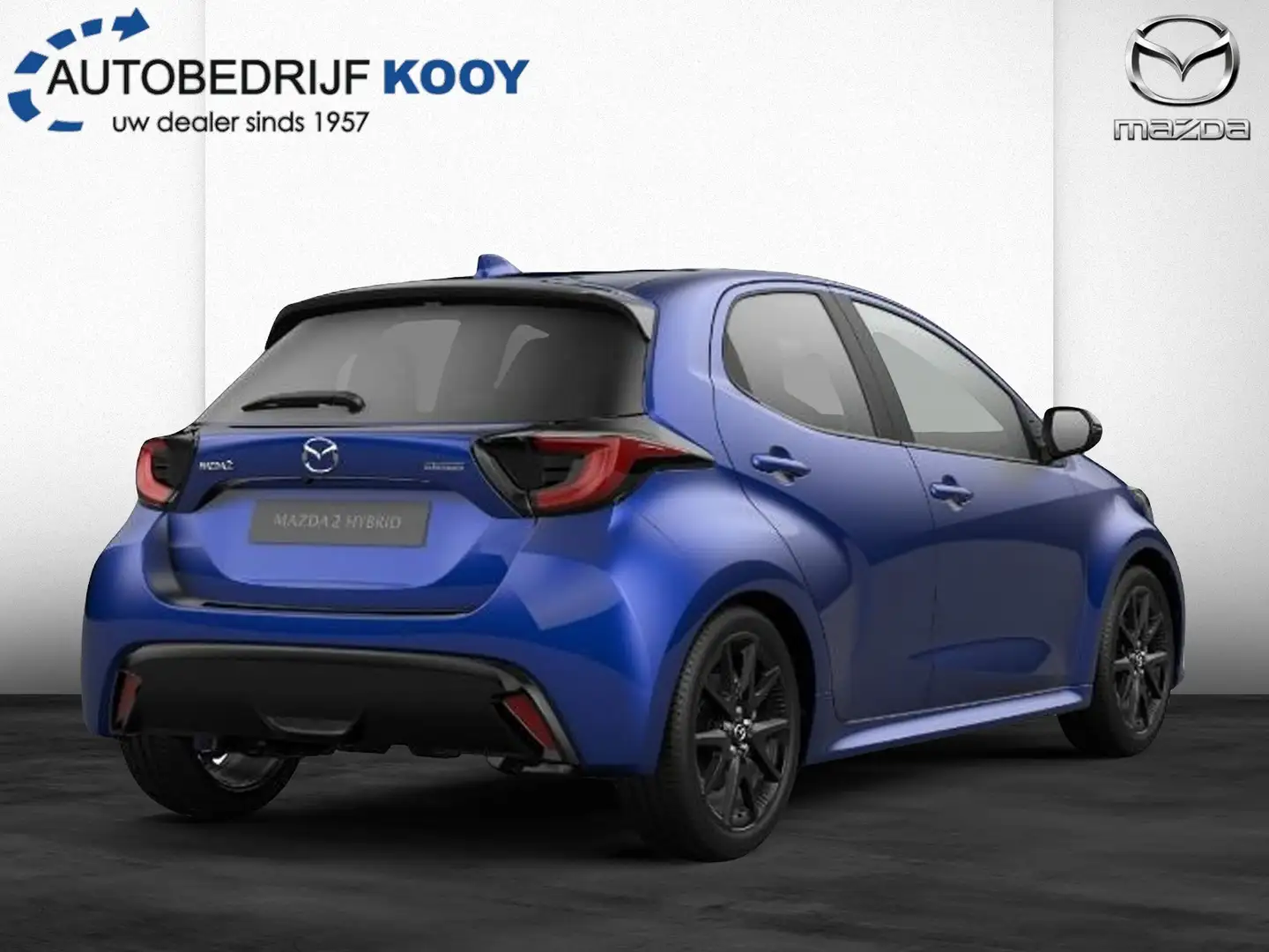 Mazda 2 Hybrid 1.5 116 CVT Homura Blauw - 2