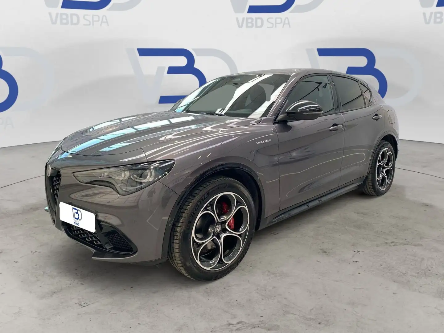 Alfa Romeo Stelvio Stelvio 2.2 Turbodiesel 210 CV AT8 Q4 Veloce Grigio - 1