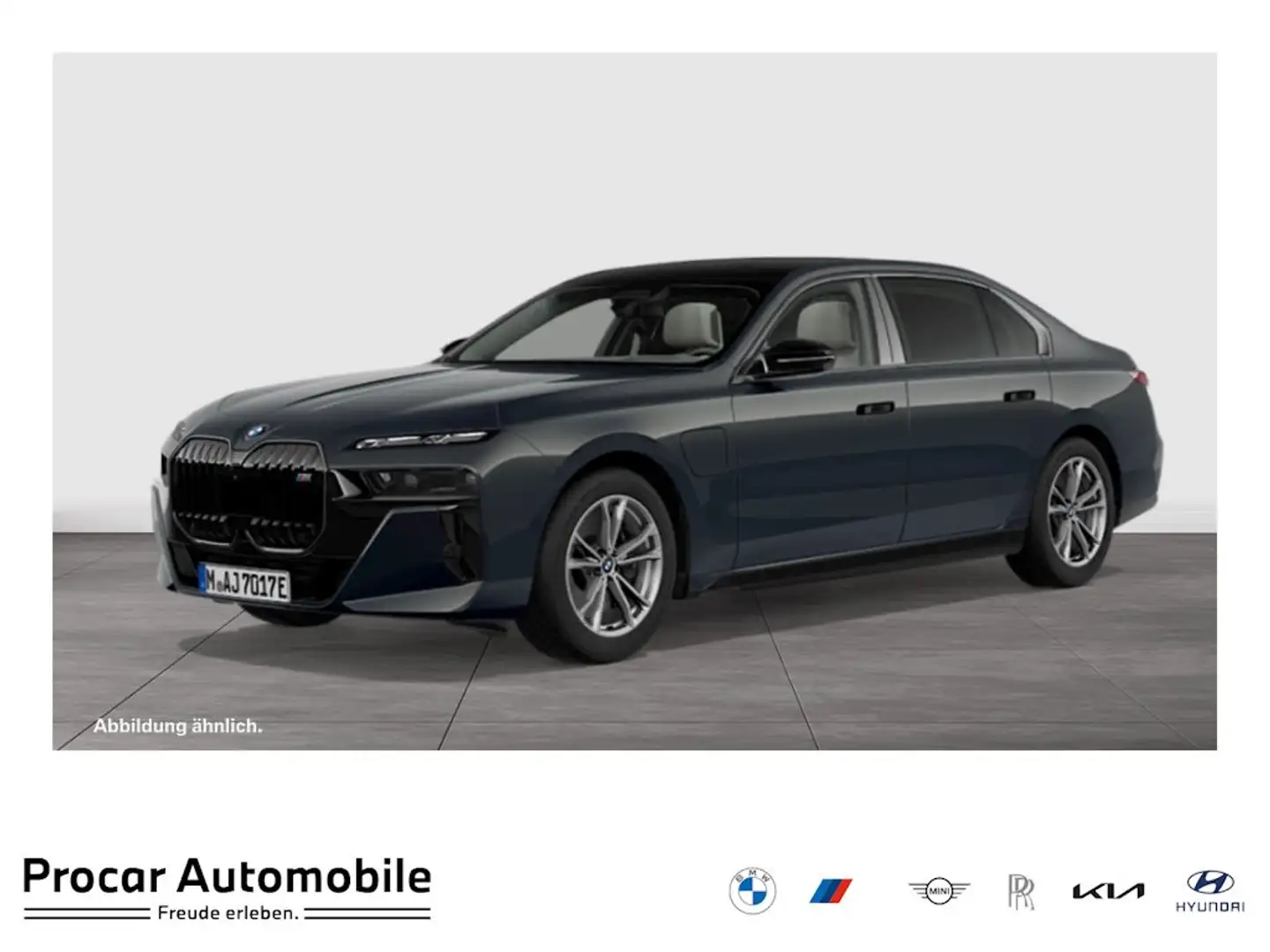 BMW 760 M760e xDrive M-Sport Aut Nav HuD B&W AHK Pano Grey - 1