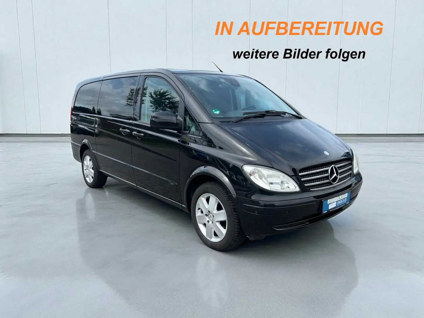 Mercedes-Benz Viano 2.2 CDI LANG,Sthz,AHK,6SITZE,Klima,TÜV2/27,Serv Black - 1