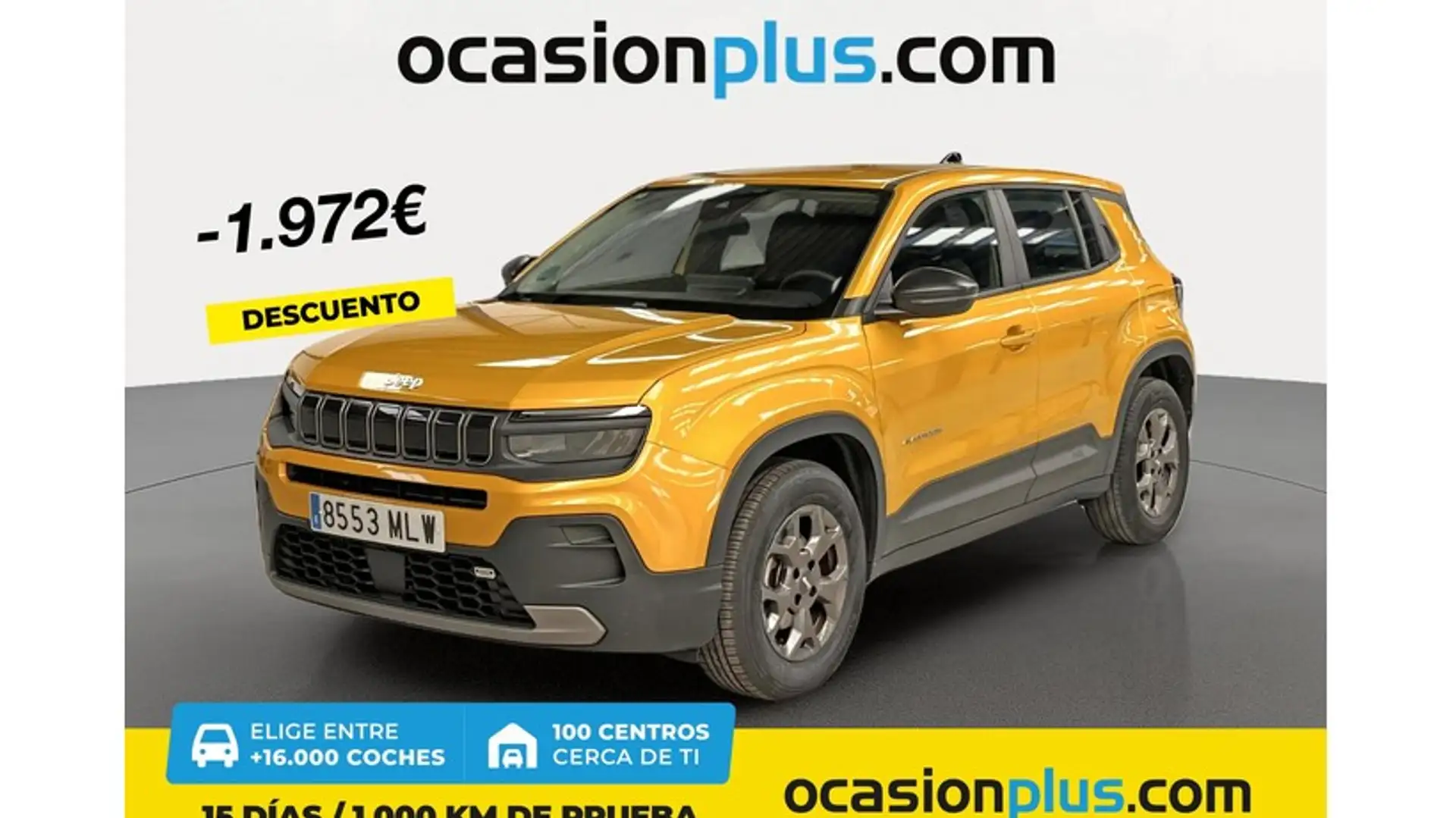 Jeep Avenger 1.2 Longitude 74KW Jaune - 1