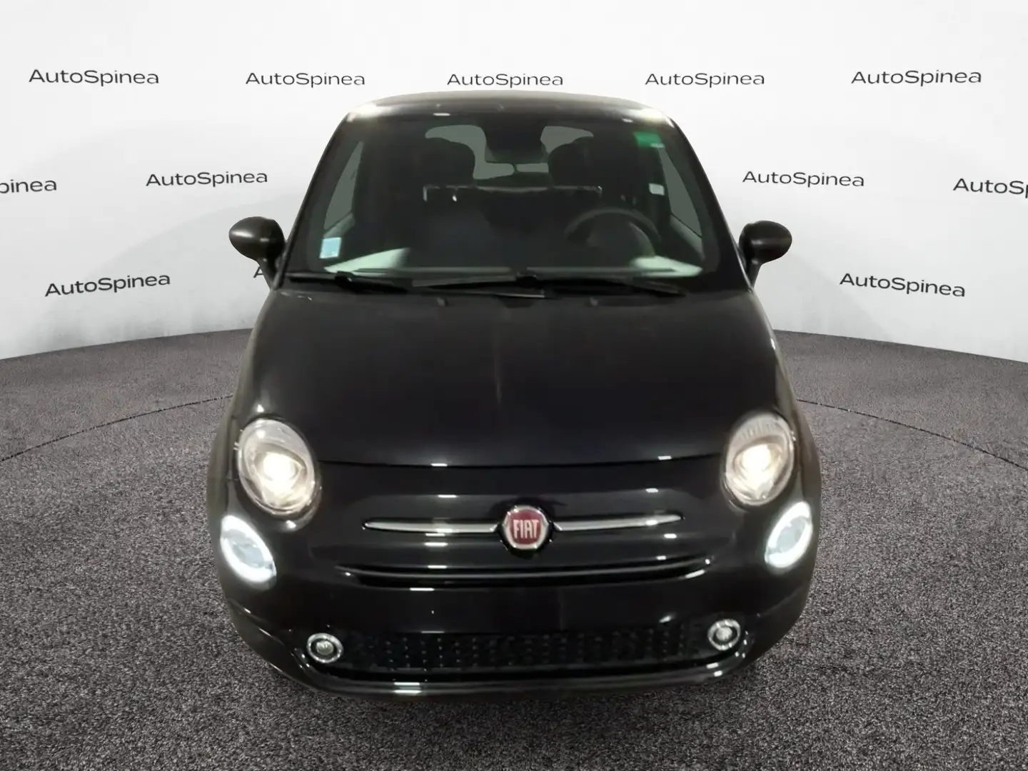 Fiat 500 1.0 Hybrid #carplay #senpark Zwart - 2
