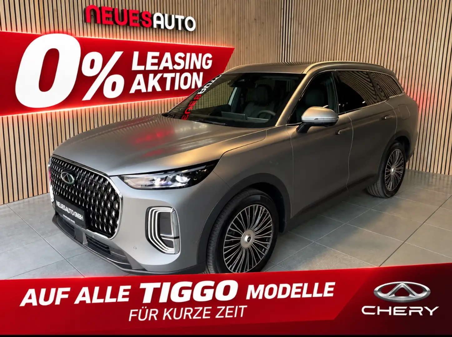Chery Tiggo TIGGO 9 PHEV AWD UNIQUE * 7.Jahre Gar*7.Sitz*Pano* Grau - 1