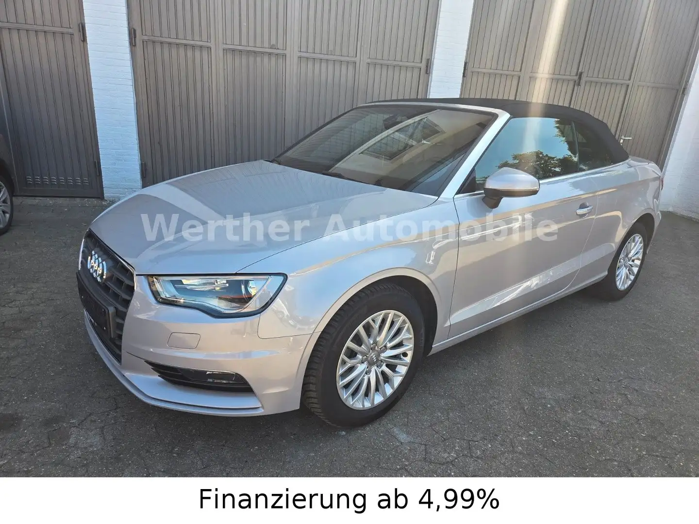 Audi A3 Cabriolet ambiente/Xenon LED/ Navi/Keyless Go Grijs - 2