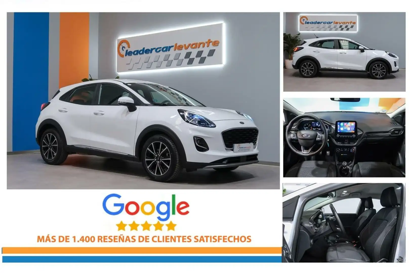 Ford Puma 1.5 Ecoblue Titanium 120 Blanco - 2