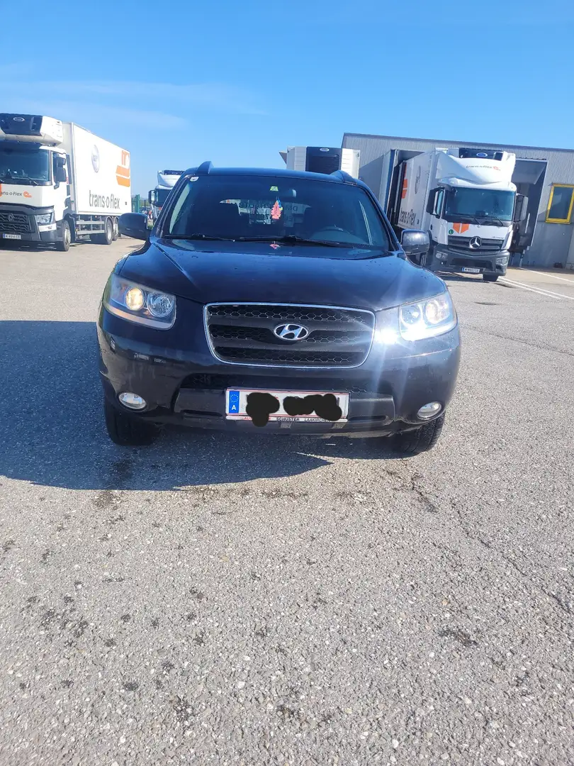 Hyundai SANTA FE 2,2 CRDi VGT Style 4WD *NEUES Pickerl* Noir - 1