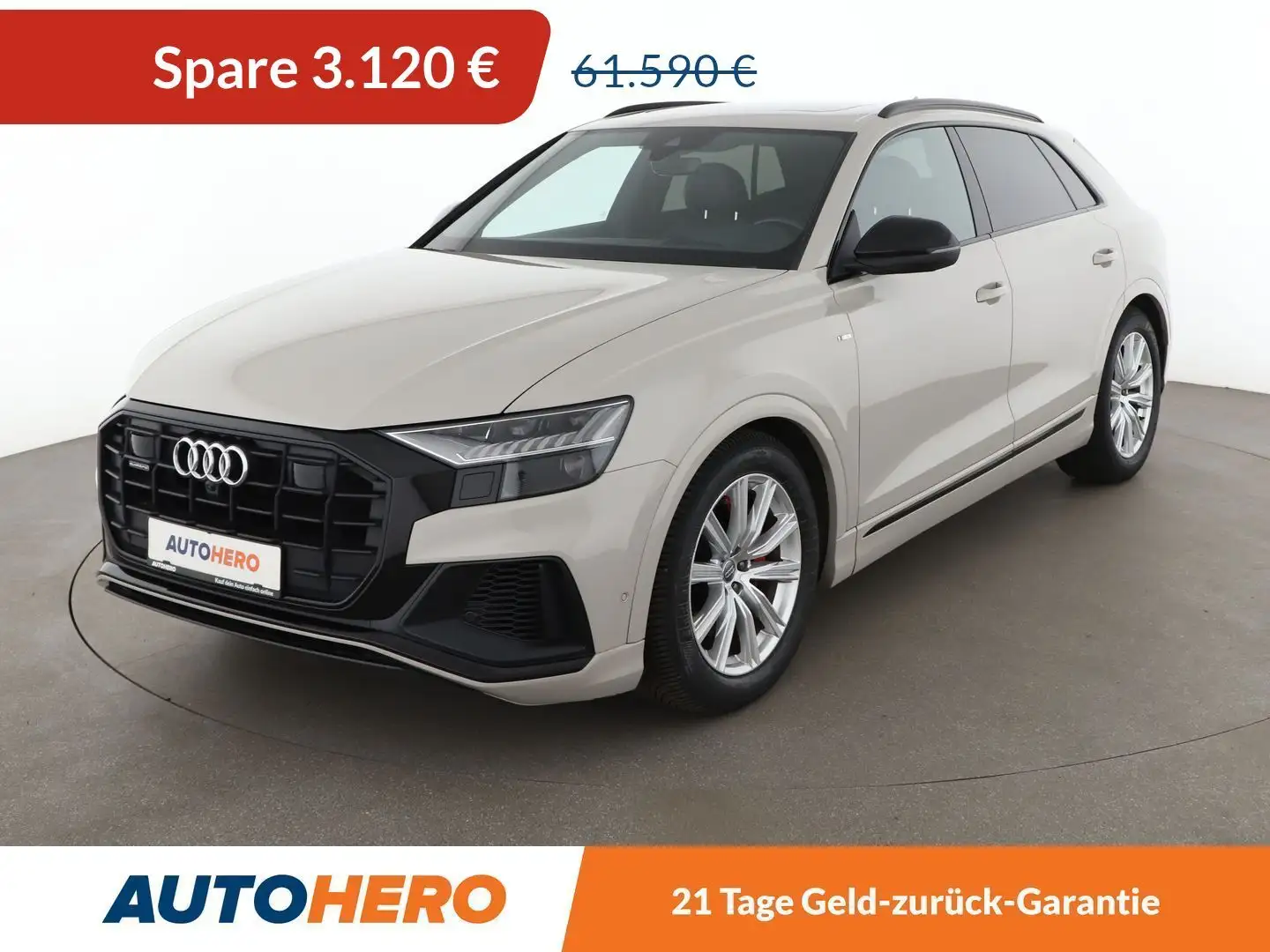 Audi Q8 50 TDI quattro Aut.*SLINE*HEAD-UP*MATRIX*360CAM* Beige - 1
