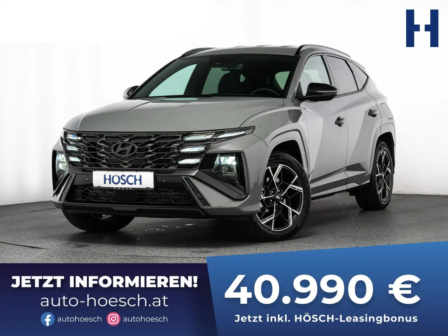 Hyundai TUCSON N-Line 1.6 T-GDI PHEV 4WD NEUWAGEN MEGADEAL Grau - 1