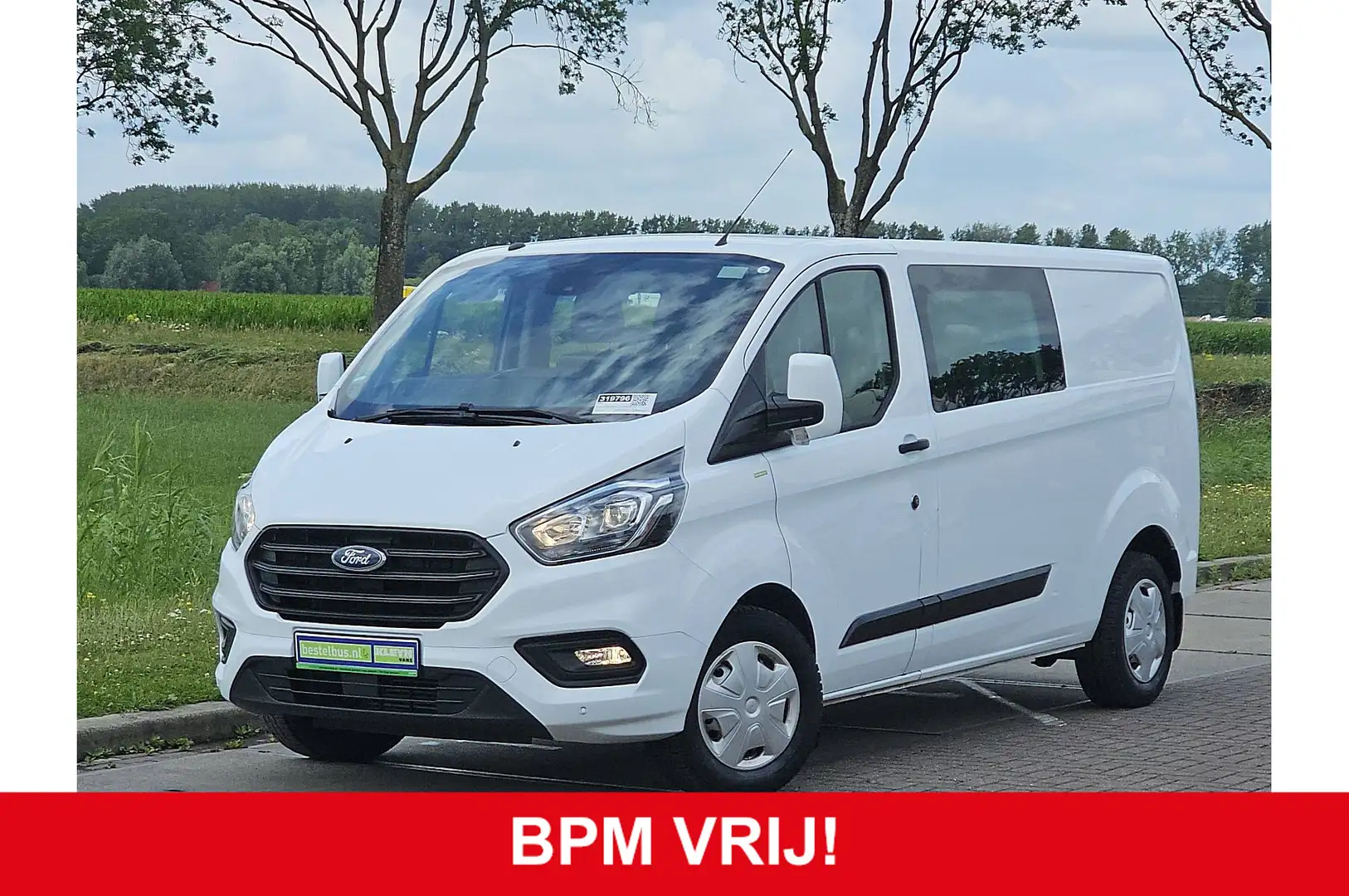 Ford Transit 2.0 L2H1 Navi Airco Dubbele Cabine Automaat Distro Wit - 1