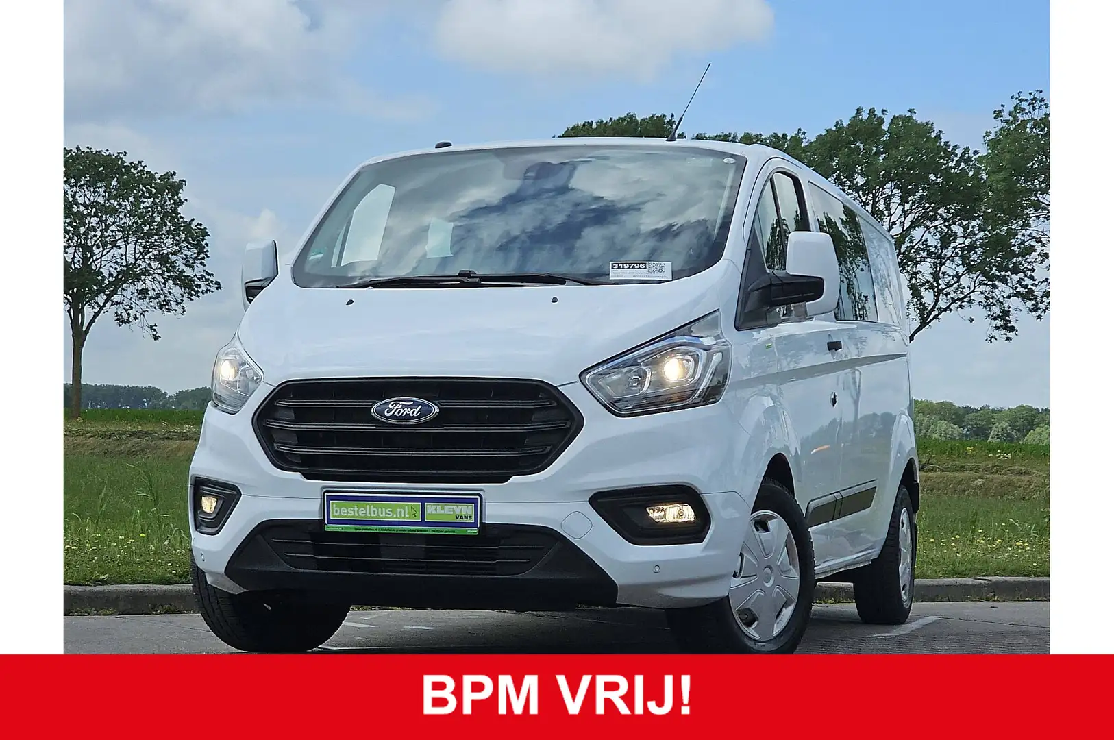 Ford Transit 2.0 L2H1 Navi Airco Dubbele Cabine Automaat Distro Wit - 2