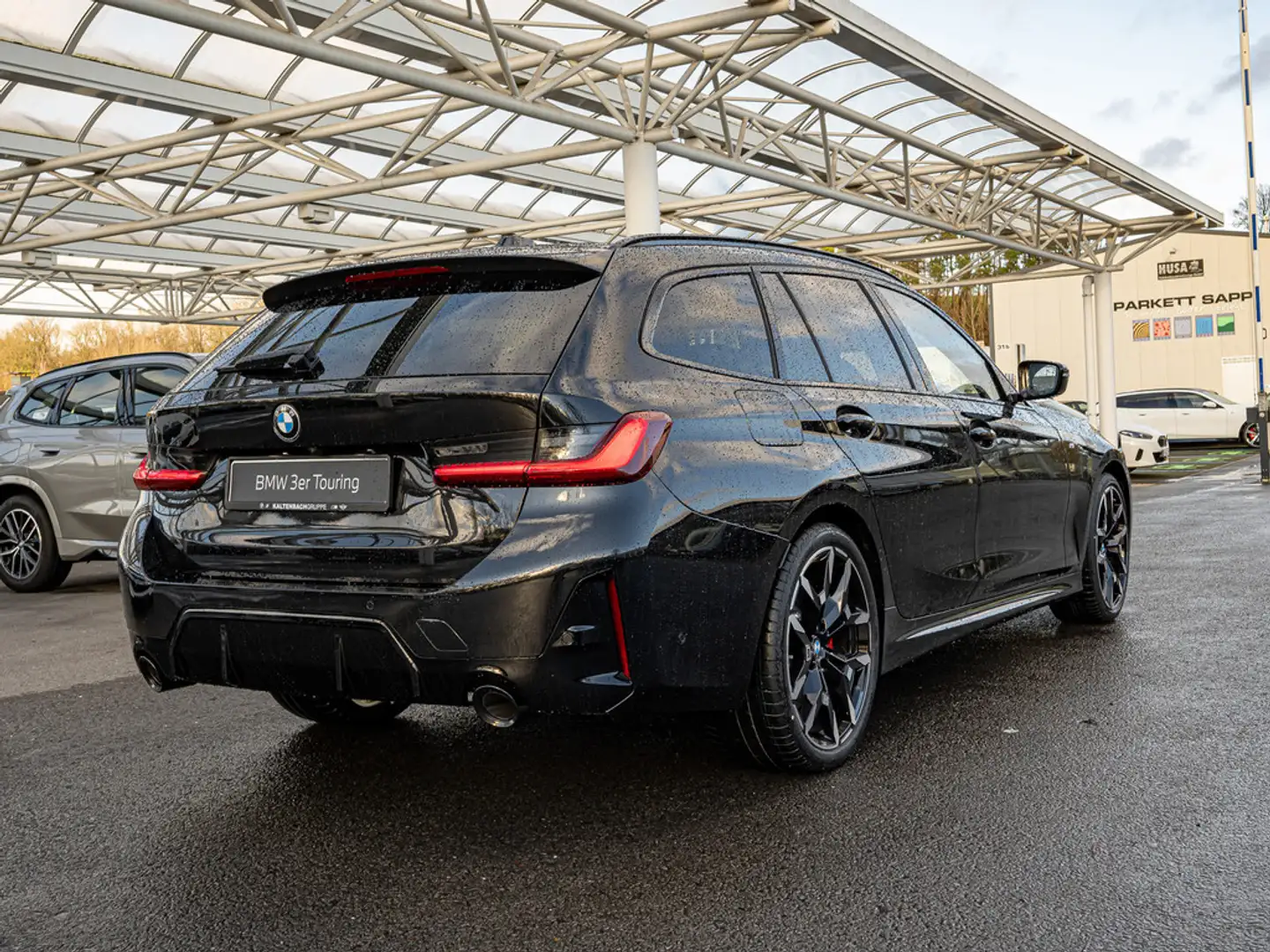 BMW 320 d Touring M-Sport AHK 360° HUD LED ACC SHZ Negru - 2
