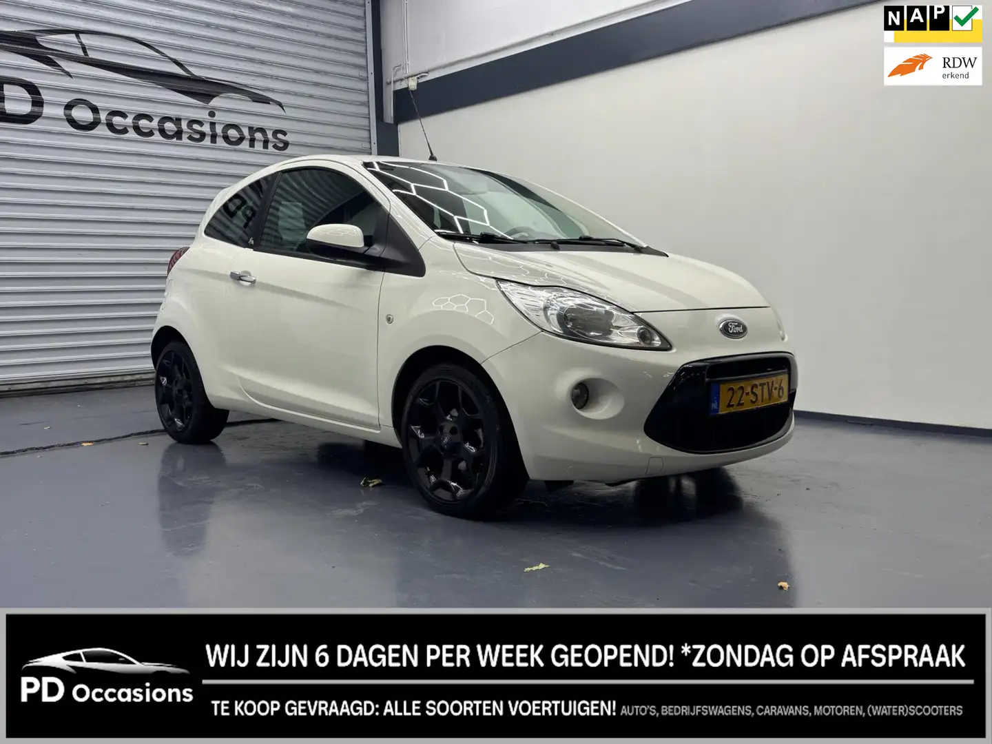 Ford Ka/Ka+ 1.2 Metal start/stop - Airco - APK - LM Velgen Bianco - 1