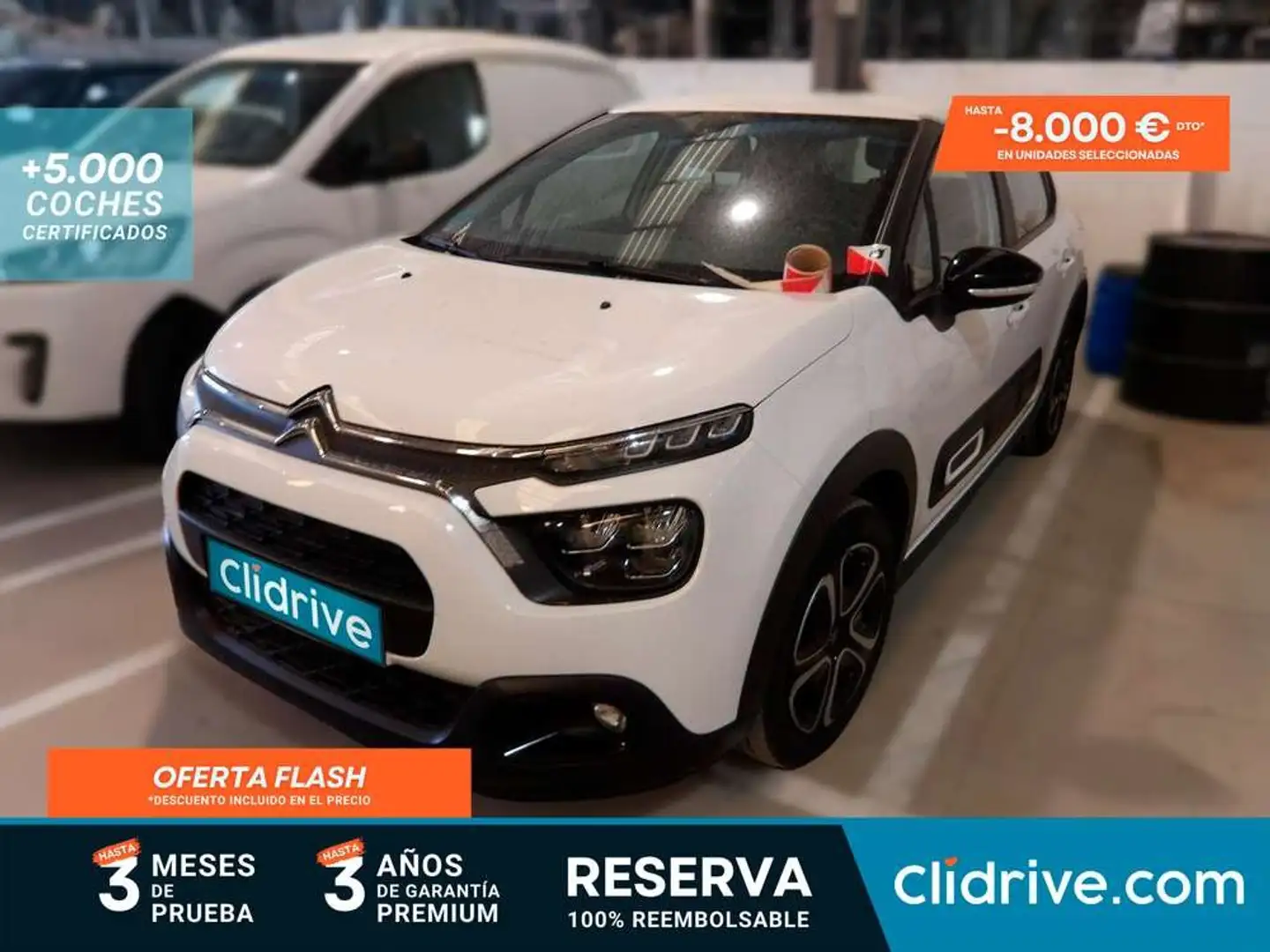 Citroen C3 BlueHDi 75KW 100CV SS FEEL Blanco - 1