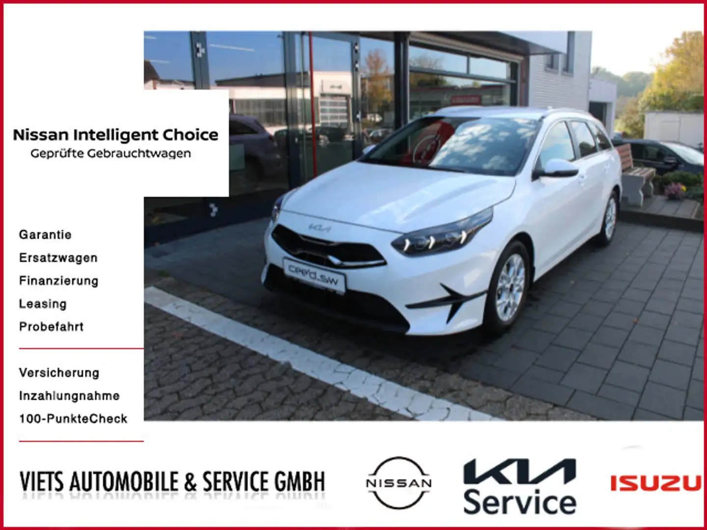 Kia Ceed SW / cee'd SW 1.5 T-GDI LX AT Klimaautomatik Weiß - 1