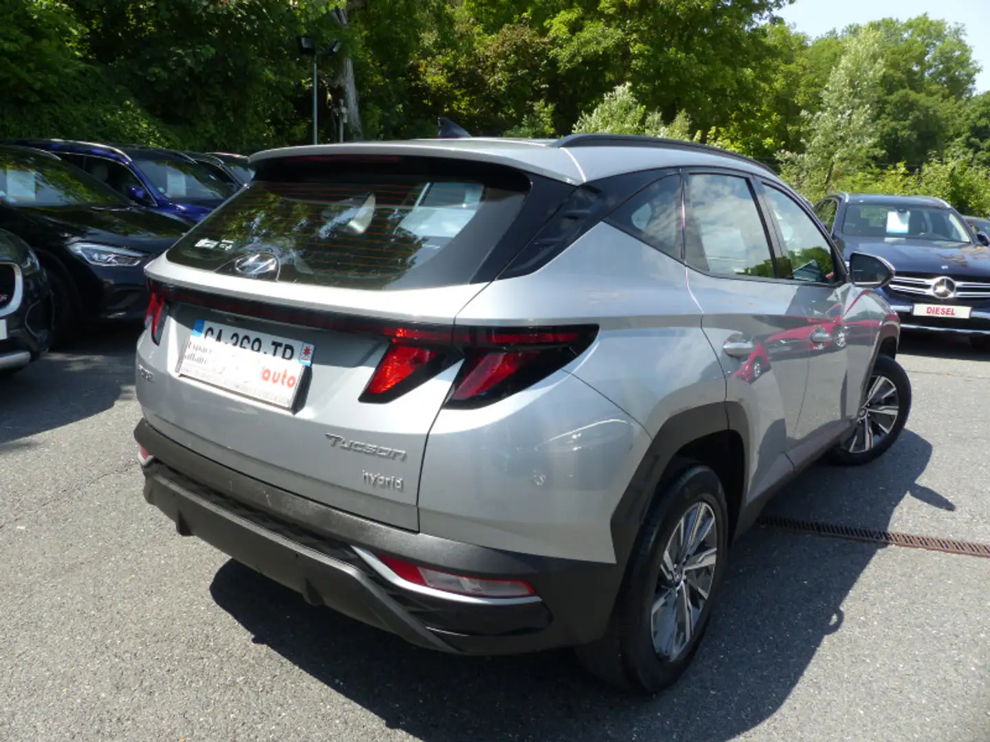 Hyundai TUCSON 1.6 T-GDI 230CH HYBRID INTUITIVE BVA6 Gris - 2