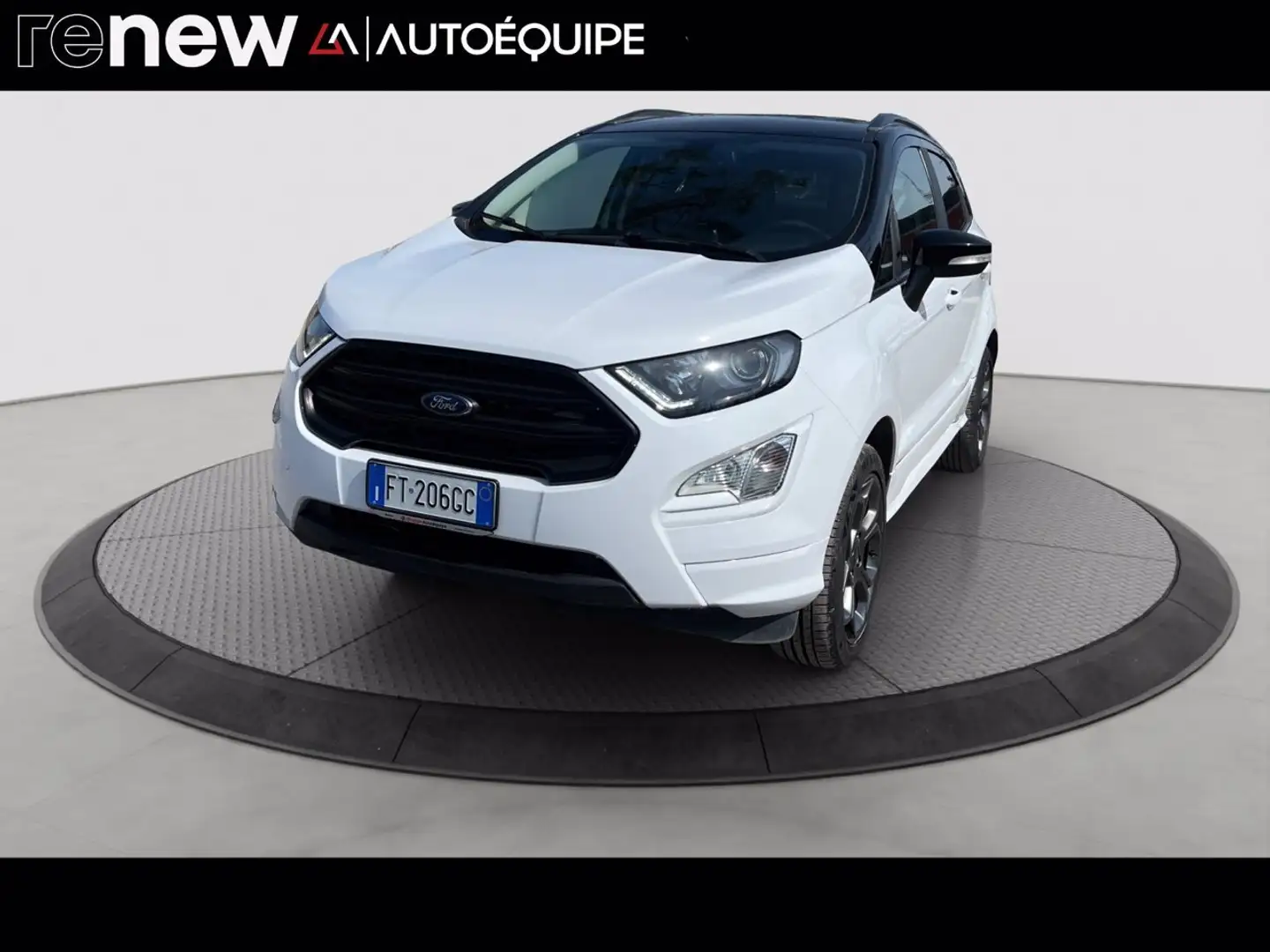 Ford EcoSport 2018 1.0 ecoboost ST-Line Black Edition s&s 125cv Bianco - 1