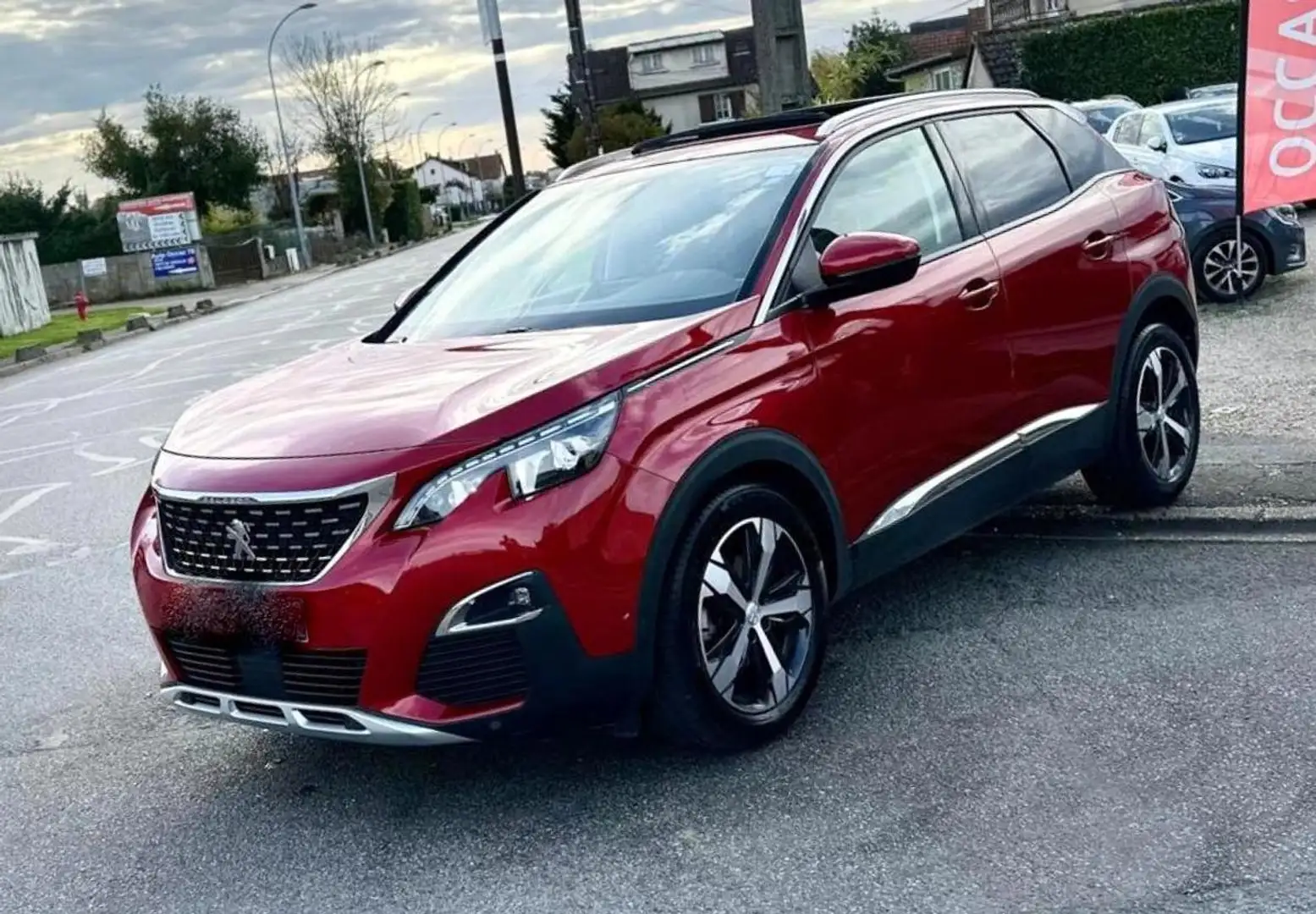Peugeot 3008 PHASE 2 ALLURE PACK 1.2 TURBO 130 CV EAT8 TOIT OUVRANT ENTRETIEN A JOUR TBEG Gris - 1