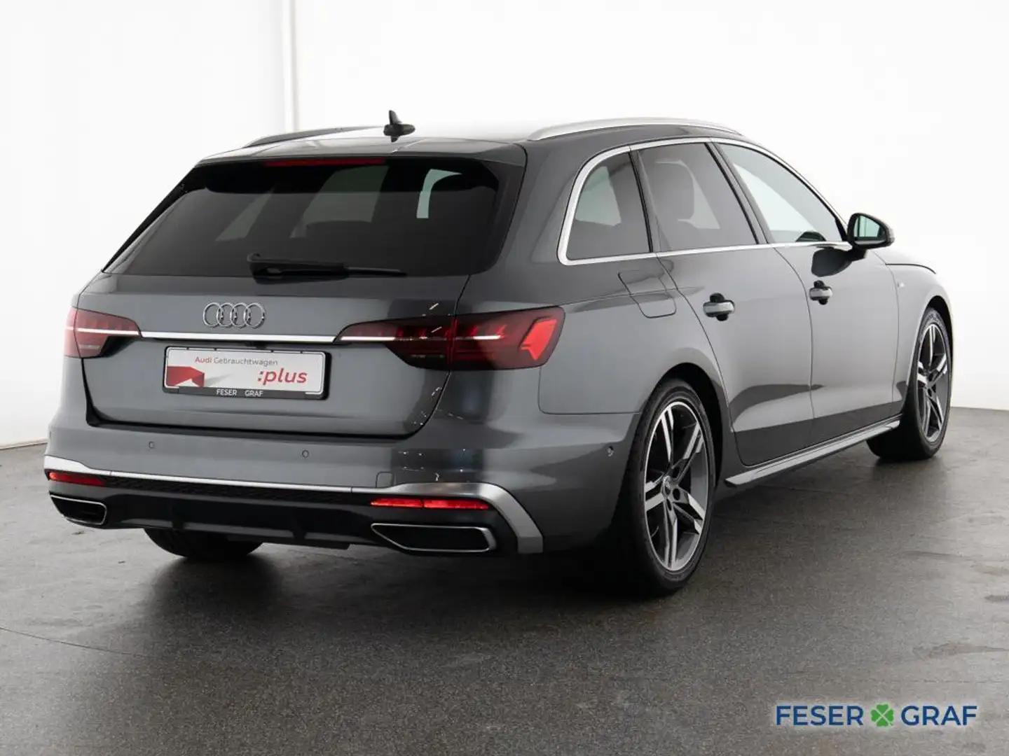 Audi A4 Avant 35 TDI S line S tronic LED / B&O / Head-up / Gris - 2