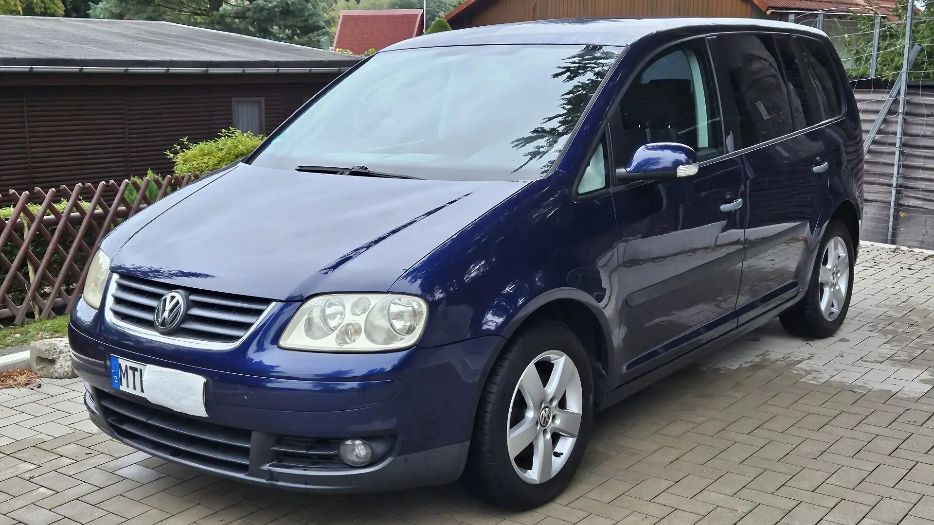 Volkswagen Touran Touran 1.9TDI 74KW, HU:01-27, Klimaaut., AHZV, SHZ Blau - 1