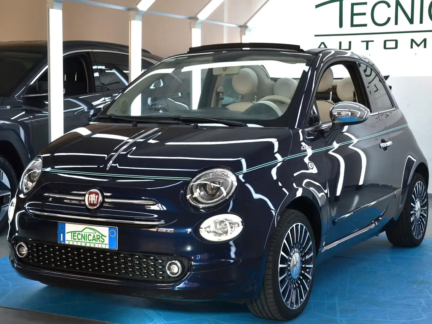 Fiat 500C 500C III 1.2 Riva 69cv Bleu - 2