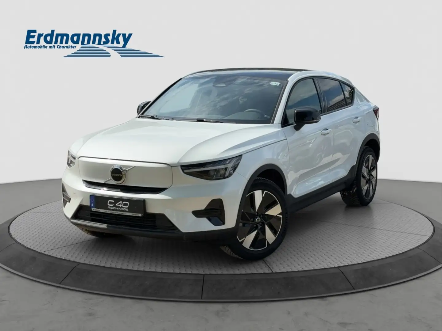 Volvo C40 Plus Extended Range/Wärmepumpe/Sitzhzg Klima Navi Weiß - 1