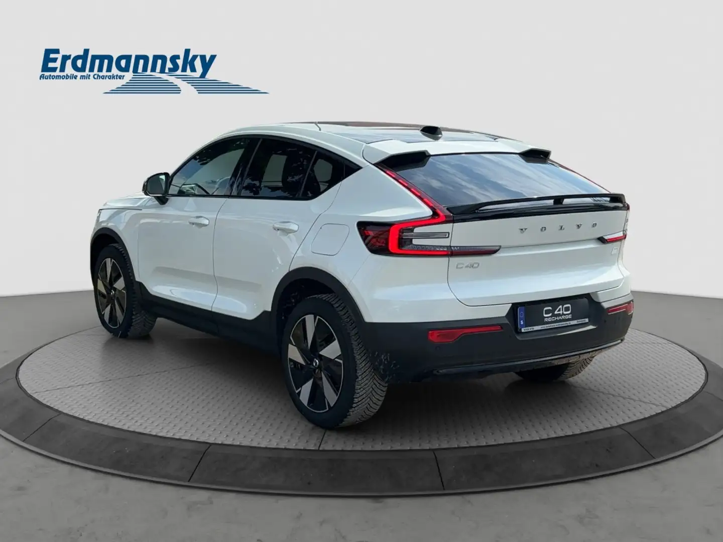Volvo C40 Plus Extended Range/Wärmepumpe/Sitzhzg Klima Navi Weiß - 2