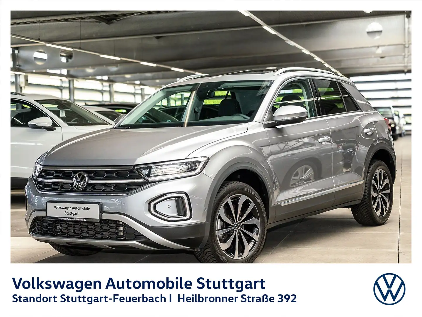 Volkswagen T-Roc Style 1.5 TSI DSG Navi AHK P-Dach Silber - 2