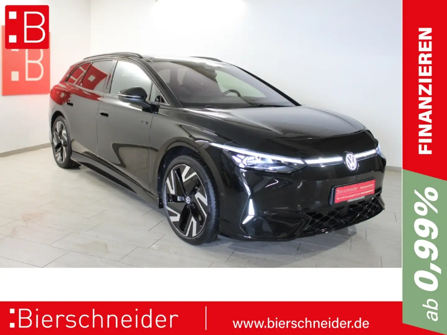 Volkswagen ID.7 GTX Tourer 4Mo. 21 PANO AHK WÄPU 5J.-GARANTIE Schwarz - 1