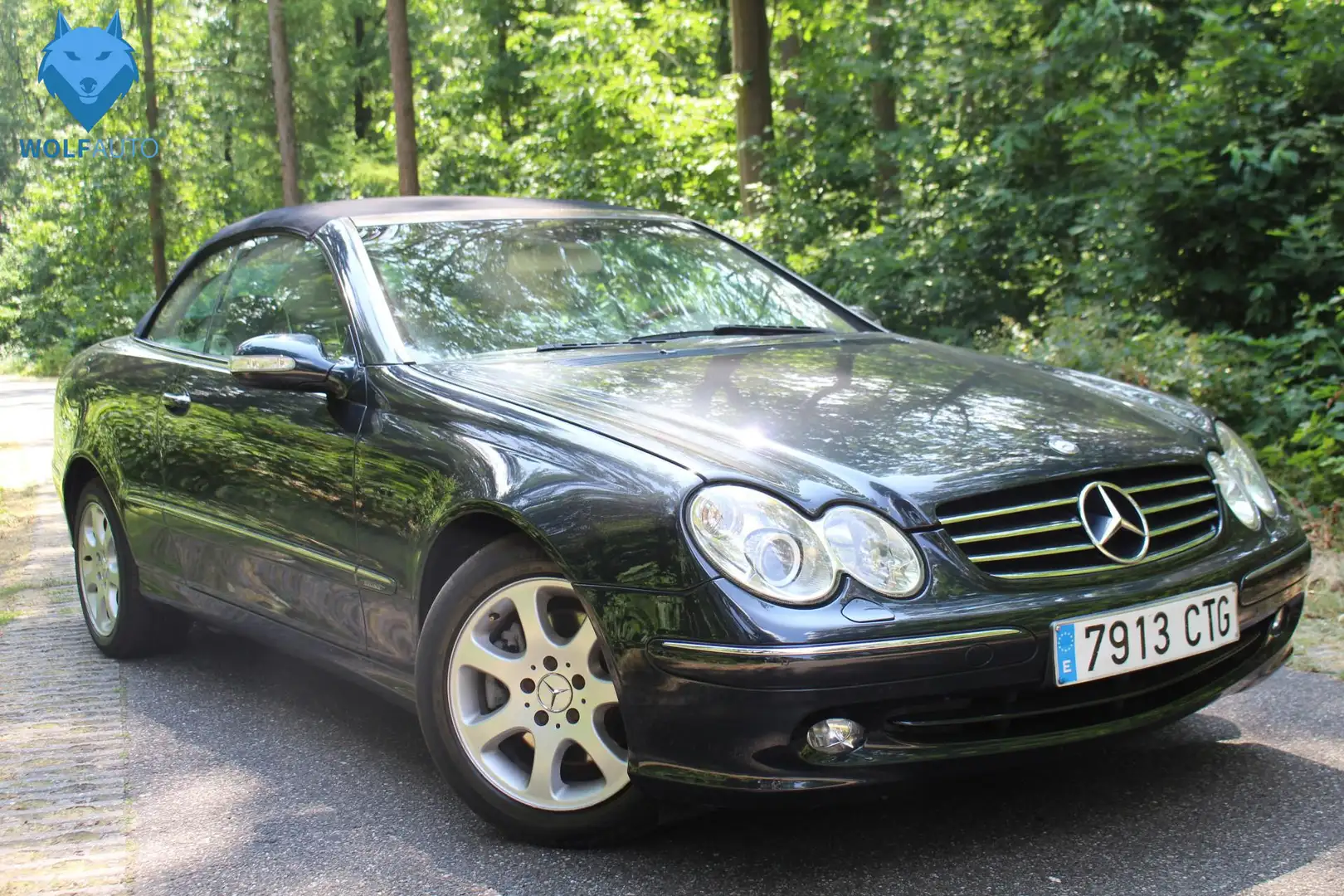 Mercedes-Benz CLK 200 Cabrio K. Elegance LEUKE ORIGINELE AUTO! Bleu - 1