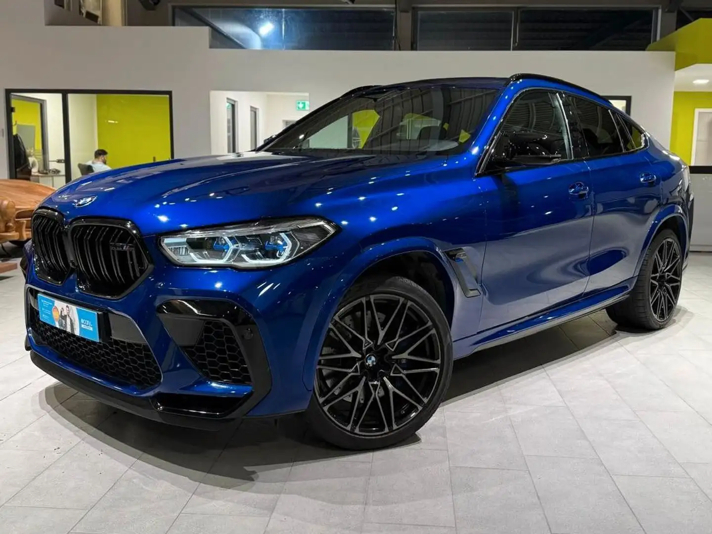 BMW X6 M Competition*Pano Sky-louge*Head-up*360°* Bleu - 1