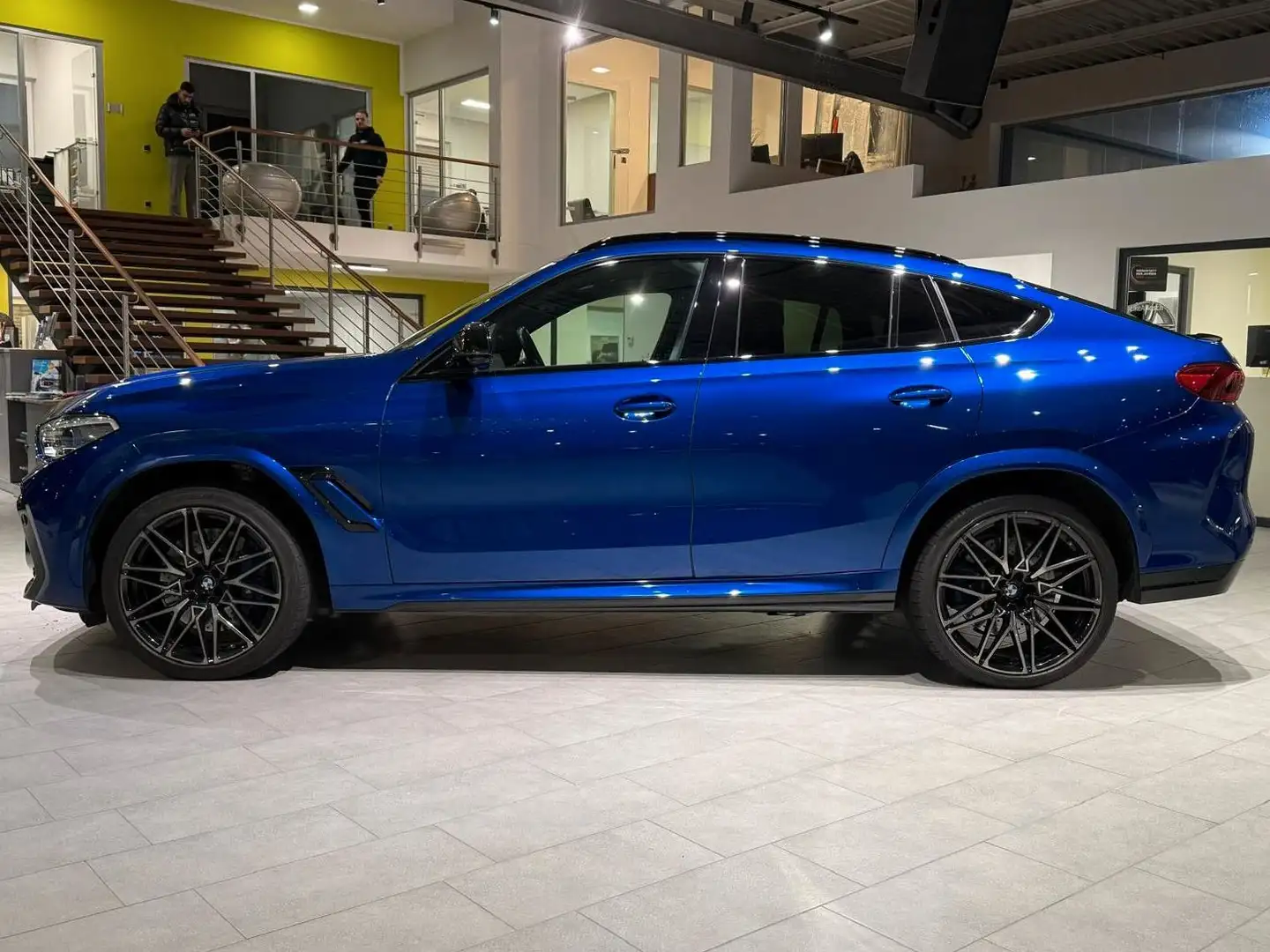 BMW X6 M Competition*Pano Sky-louge*Head-up*360°* Bleu - 2