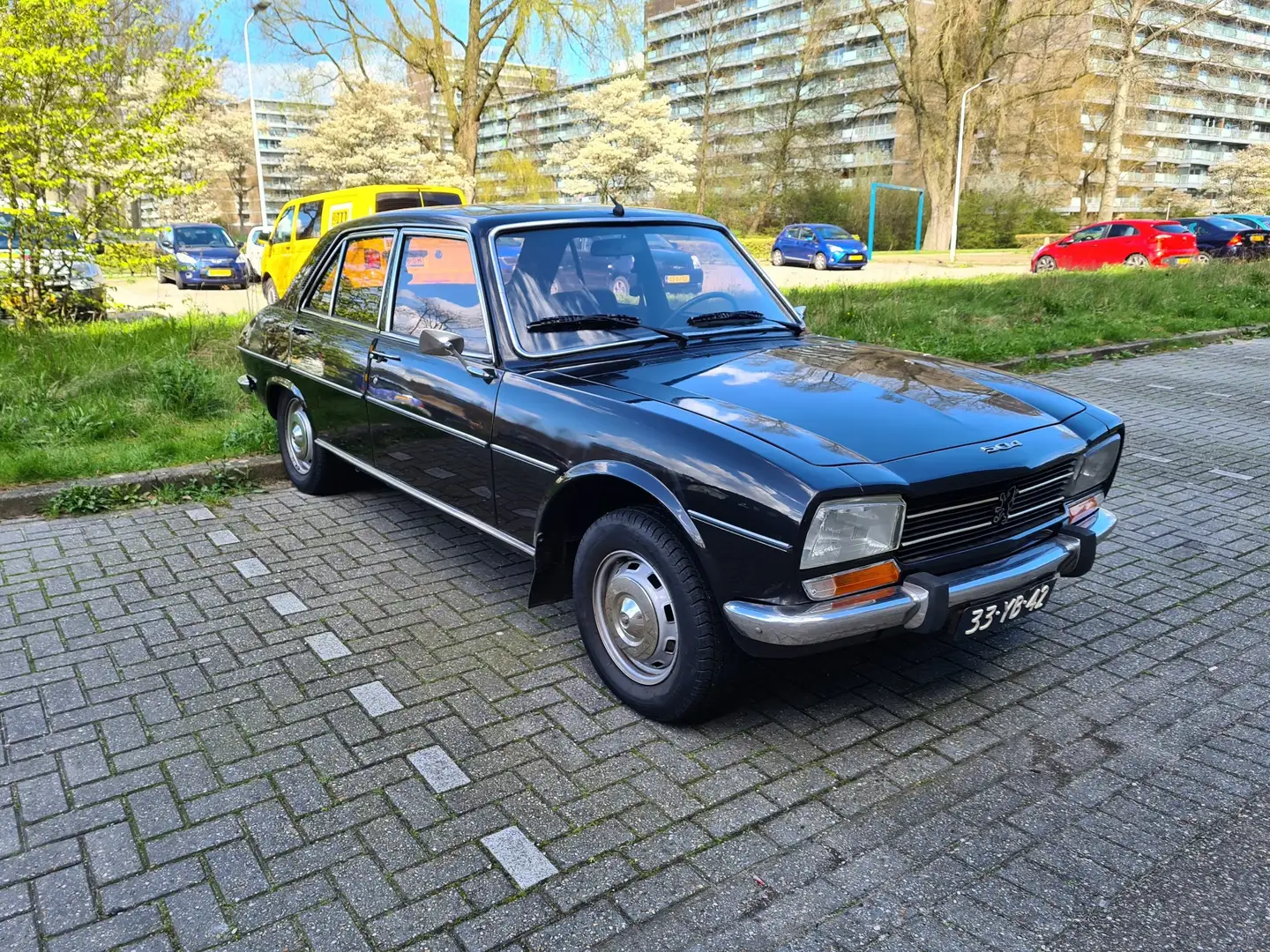 Peugeot 504 2.0 GL schuifdak Černá - 1
