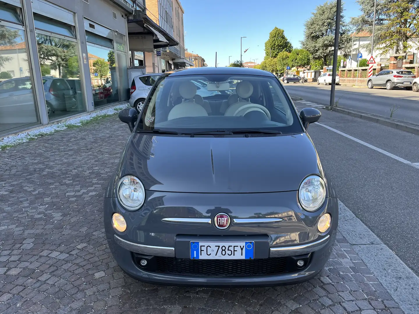 Fiat 500 500 III 1.3 mjt 16v Lounge 95cv my14 Gris - 2