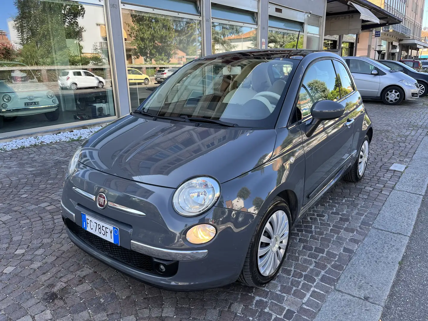 Fiat 500 500 III 1.3 mjt 16v Lounge 95cv my14 Gris - 1