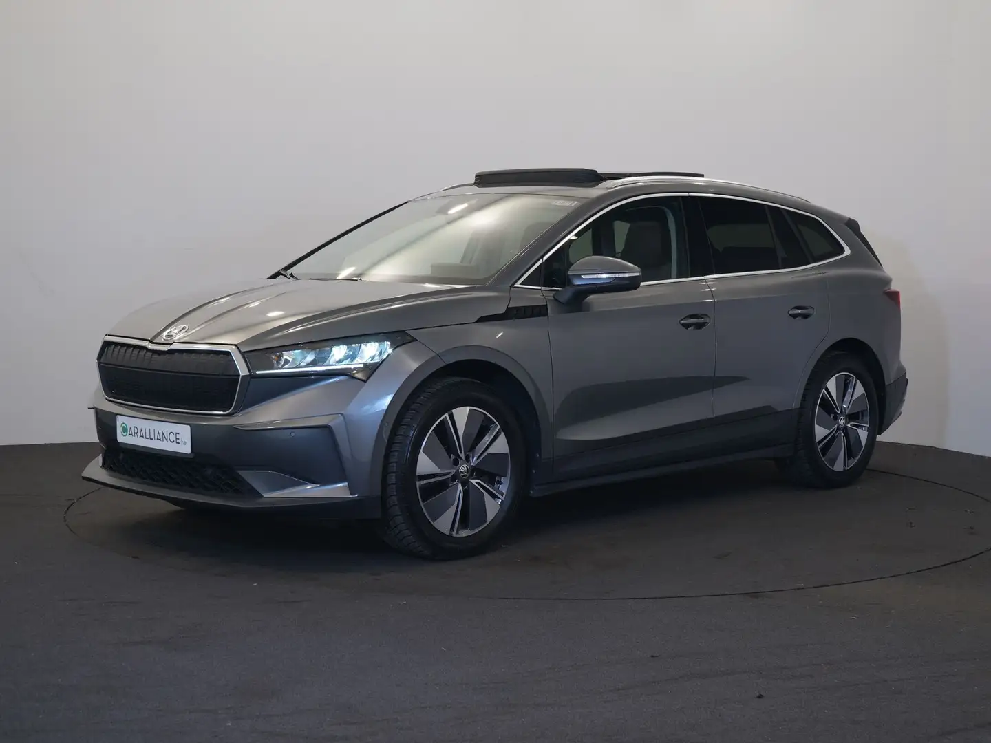 Skoda Enyaq 82kwh|Pano|Pompe|Cuir|JA19 Grijs - 1