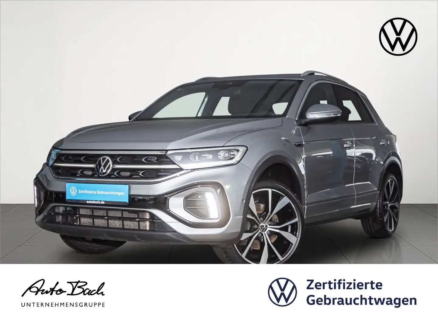 Volkswagen T-Roc T-ROC 2.0 TSI DSG R-Line, AHK, LED-Matrix, DCC, Argent - 1