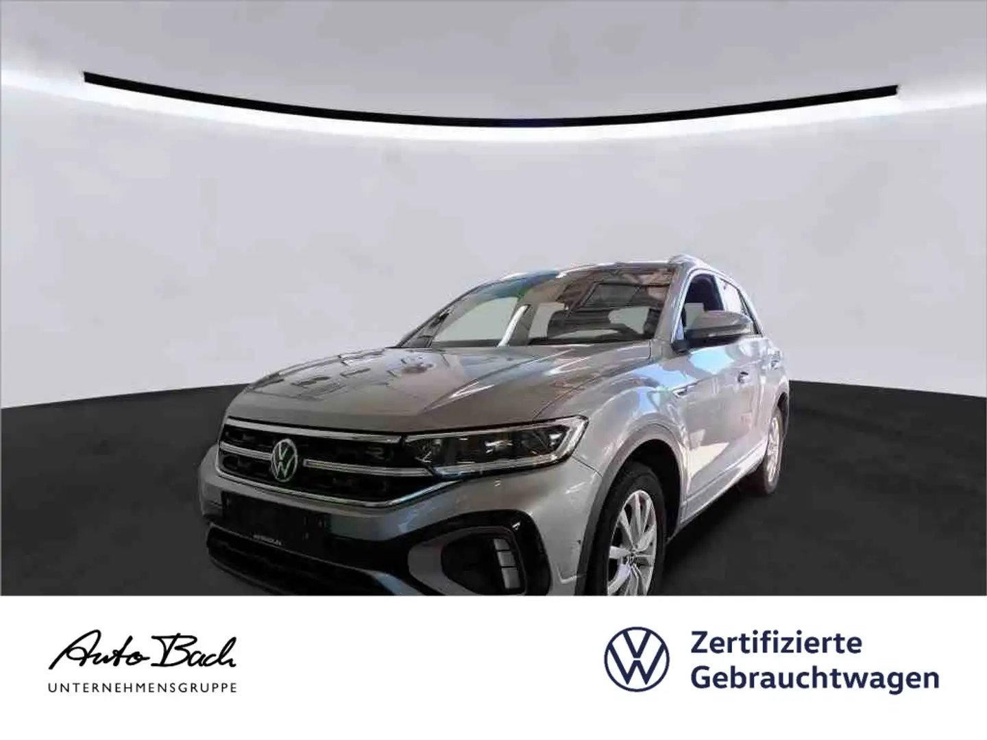 Volkswagen T-Roc T-ROC 2.0 TSI DSG R-Line, AHK, LED-Matrix, DCC, Silber - 1