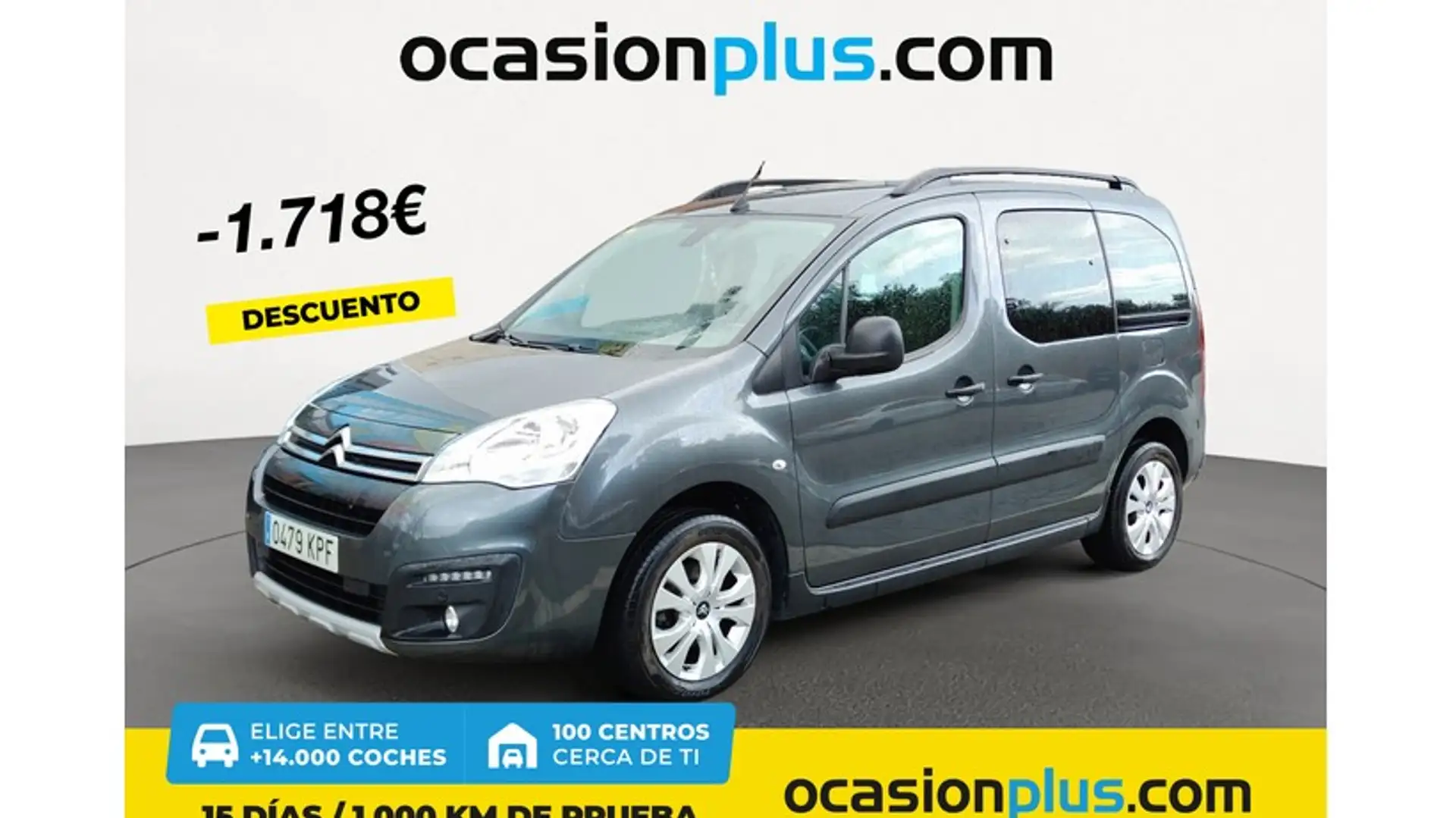 Citroen Berlingo B.Multispace 1.6BlueHDi S&S 20 Aniversari Grijs - 1