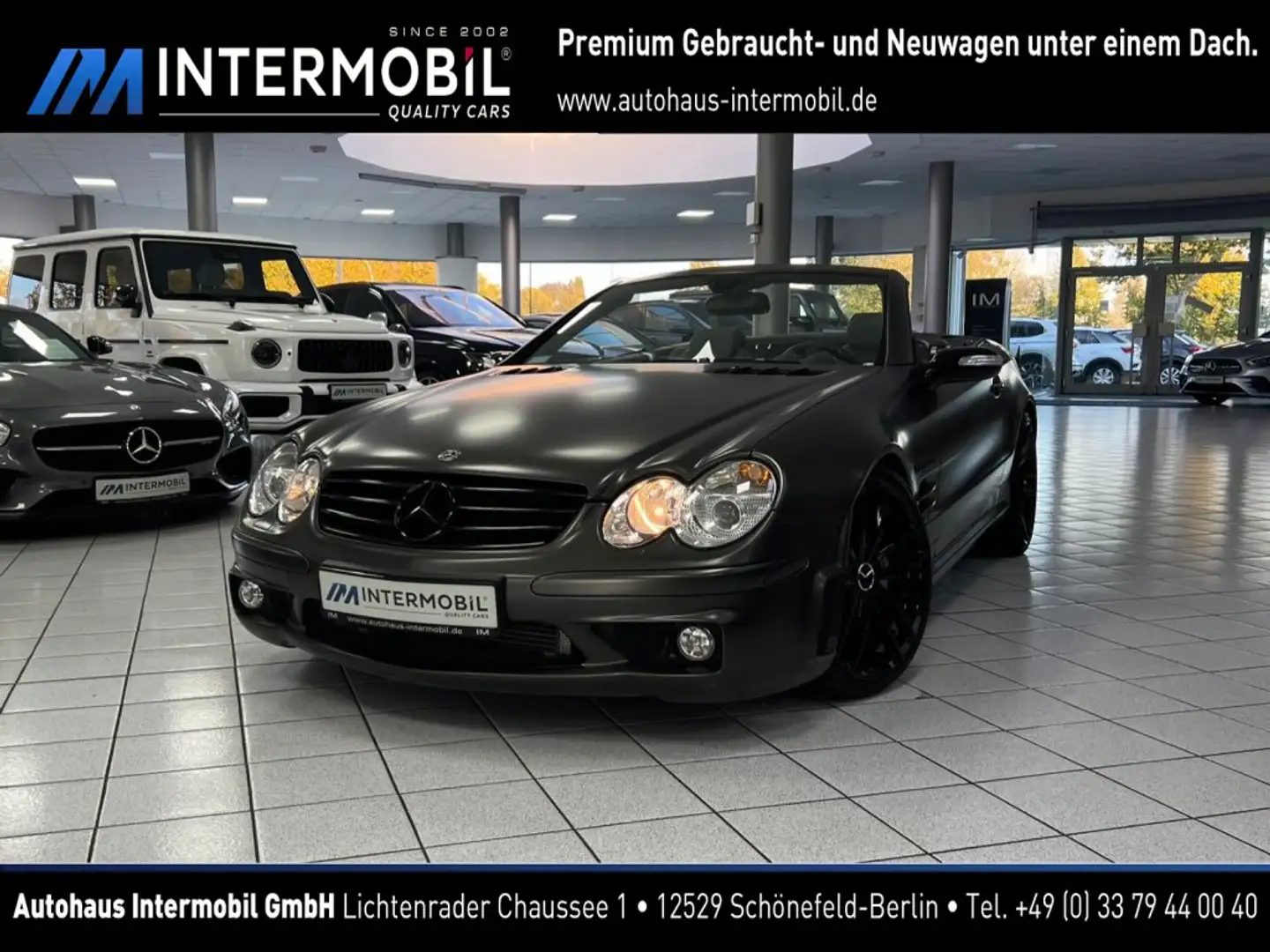 Mercedes-Benz SL 55 AMG BOSE LEDER*MEMO*AIRMATIC*Multikontur* Černá - 1