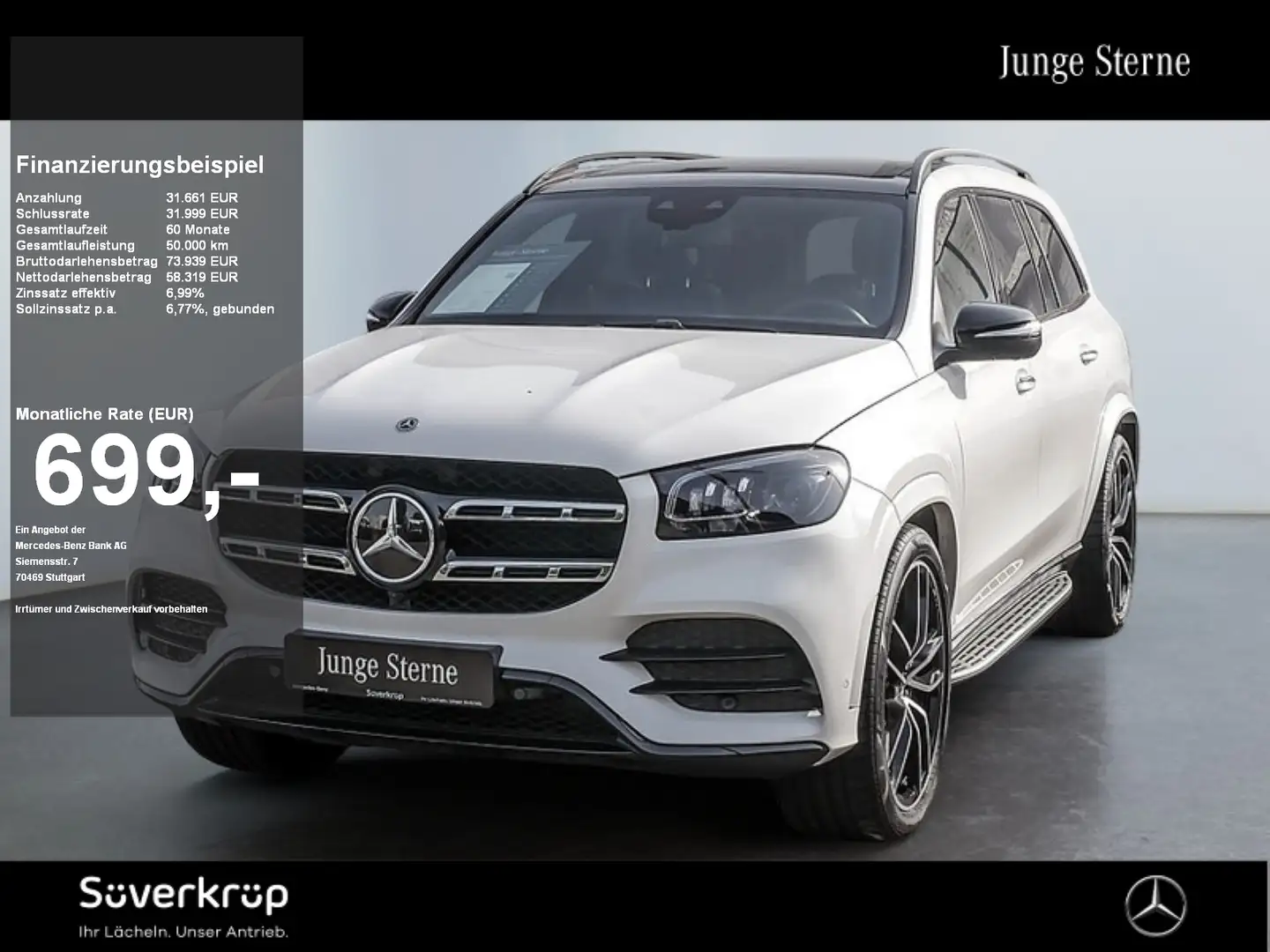 Mercedes-Benz GLS 350 d 4M AMG NIGHT WIDE MEMO MULTI 360 DISTR Weiß - 1