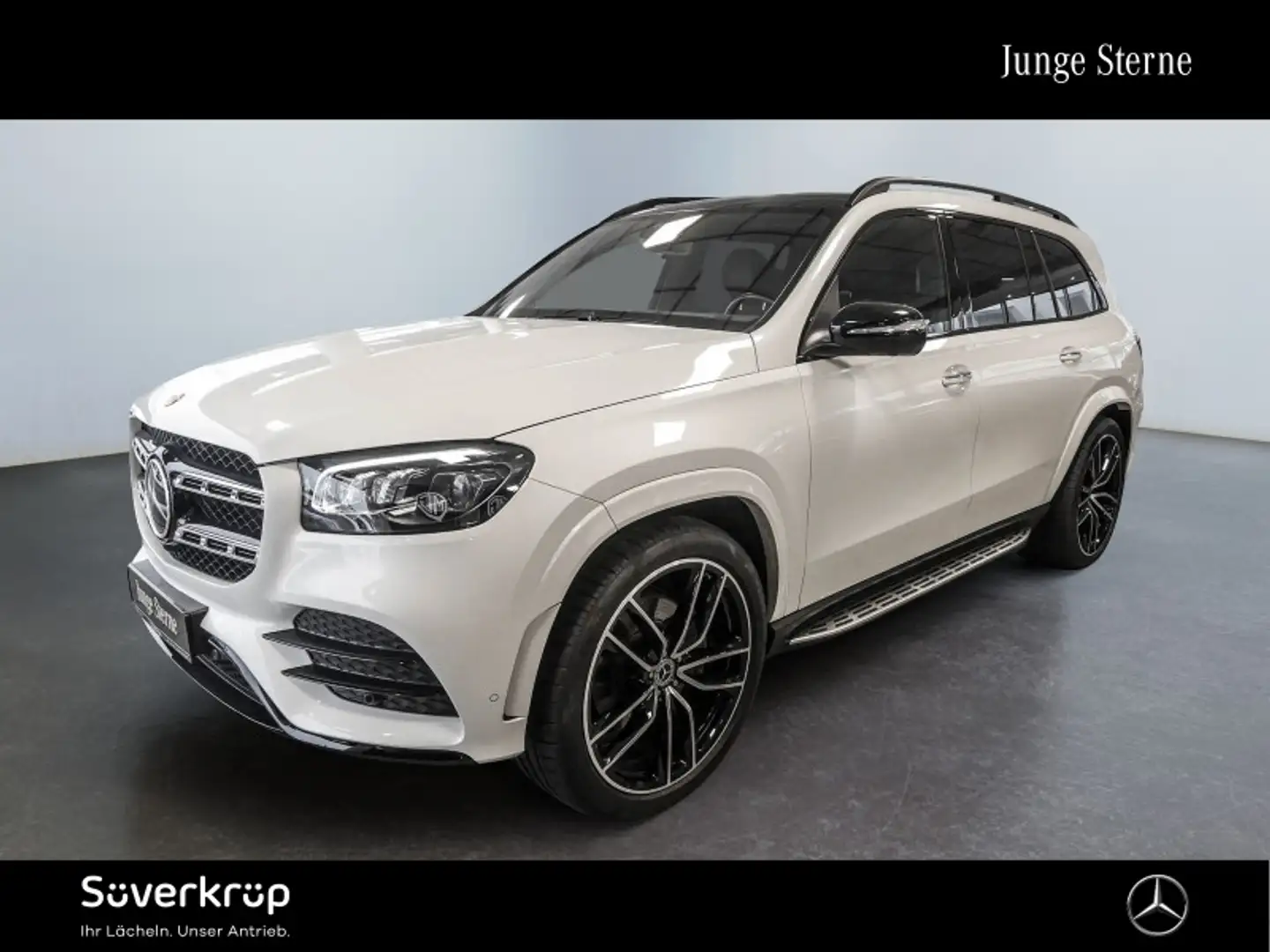 Mercedes-Benz GLS 350 d 4M AMG seltener Luxus 6-Sitzer Blanc - 1