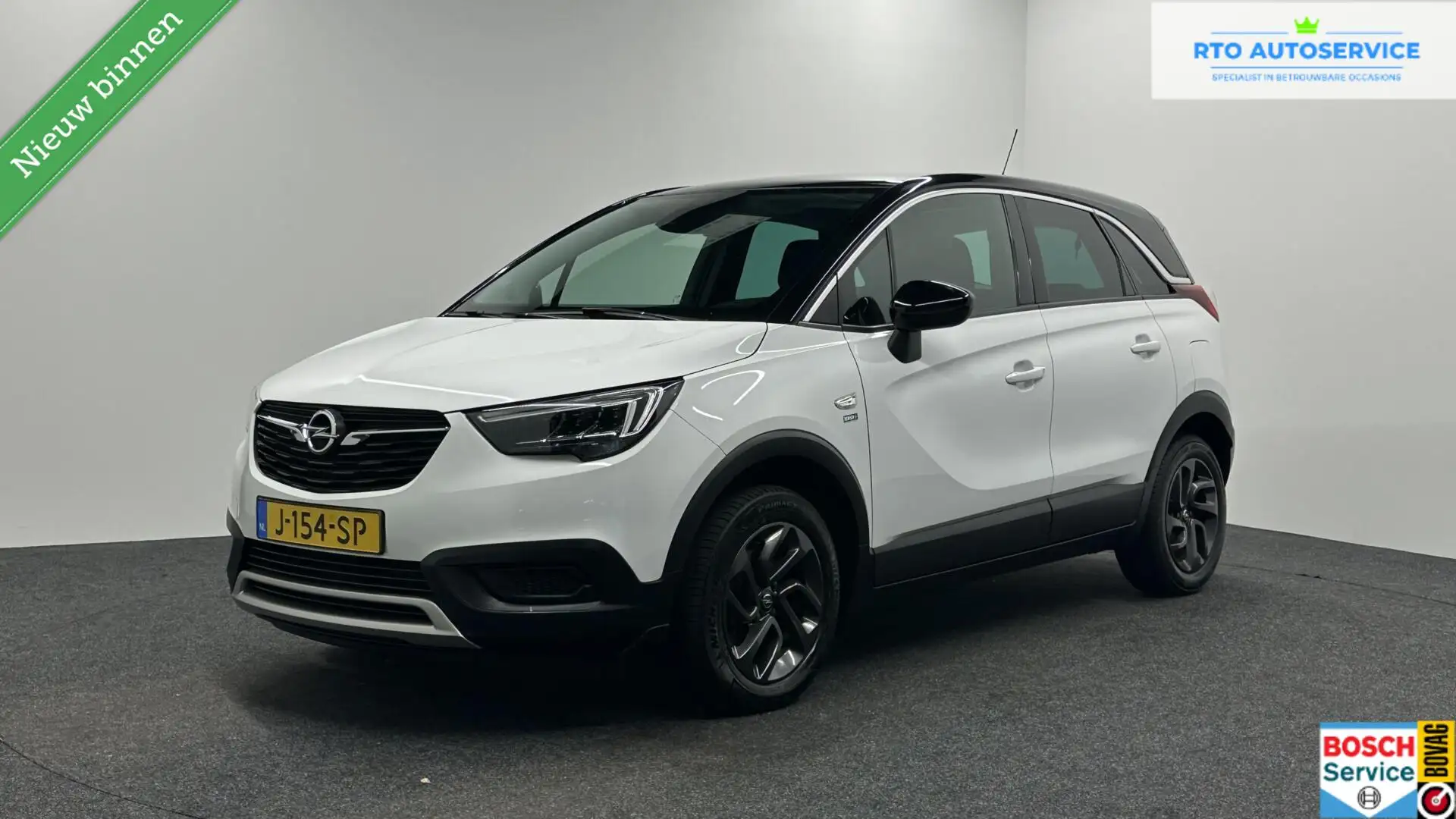 Opel Crossland X 1.2 Turbo Edition 2020 CRUISE LM 49000 KM. Wit - 1