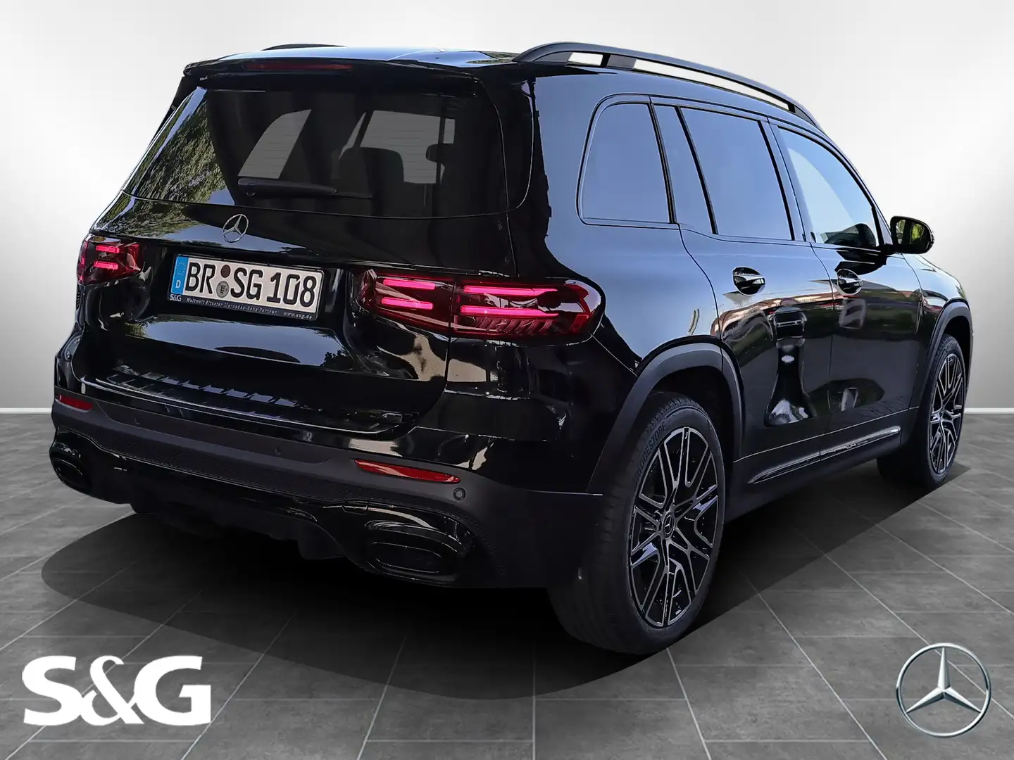 Mercedes-Benz GLB 200 AMG MBUX+RüKam+M-LED+Pano+AHK+Distronic Schwarz - 2