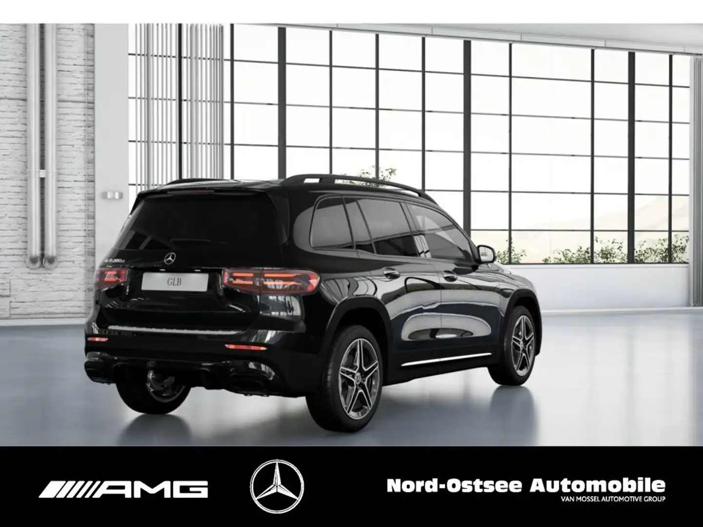 Mercedes-Benz GLB 200 d AMG NIGHT PANO AHK MULTIBEAM KEYLESS Schwarz - 2