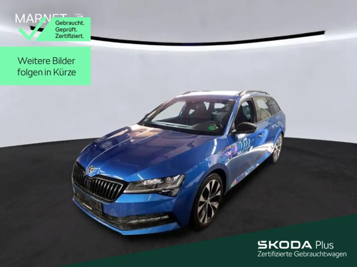 Skoda Superb Combi 2.0 TDI DSG Sportline 4x4 Navi*StHz Blau - 1