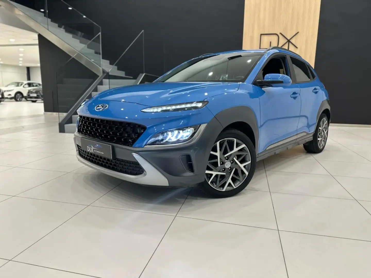 Hyundai KONA HEV 1.6 GDI DT Tecno 2C Bleu - 1