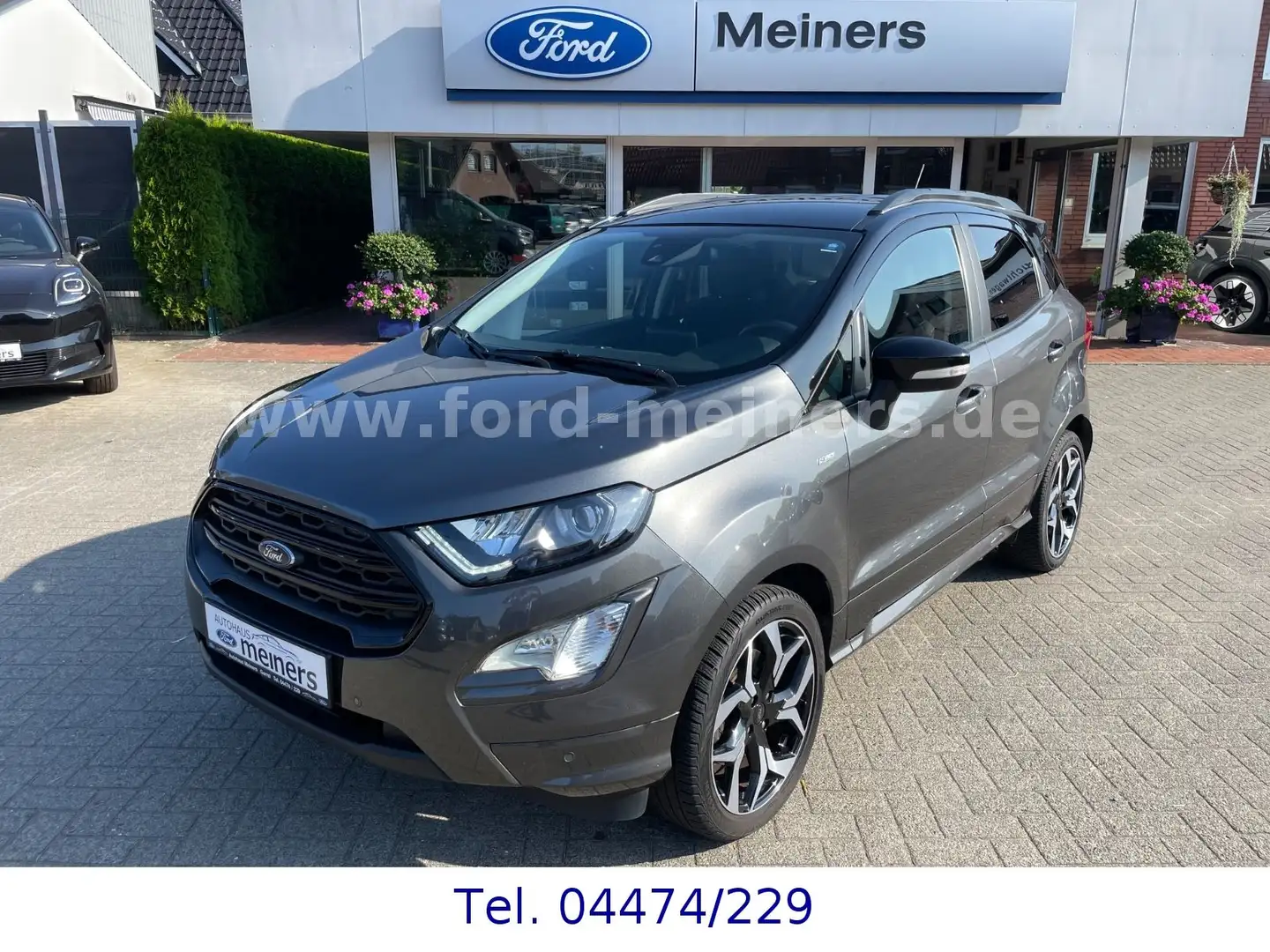 Ford EcoSport 1.0 EcoBoost ST-Line *1. Hand+TÜV neu* Grau - 1
