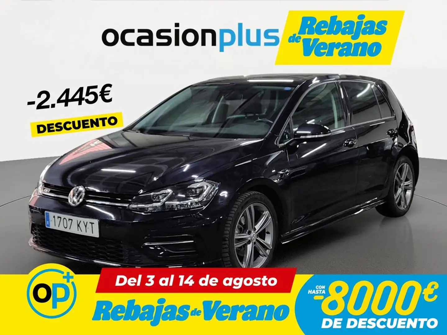 Volkswagen Golf 2.0TDI R-Line DSG7 110kW Negro - 1