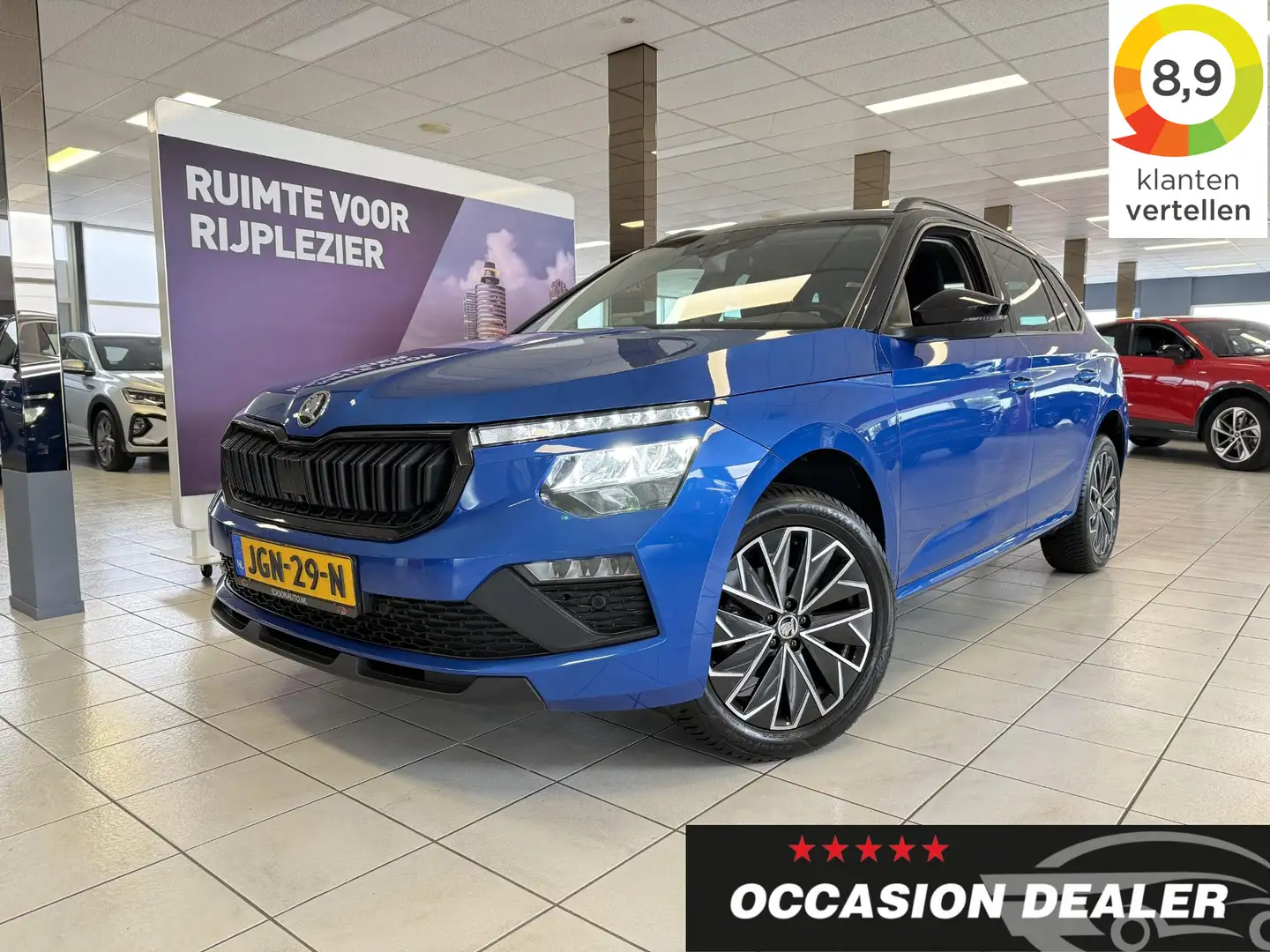 Skoda Kamiq 1.5 TSI DSG 150PK Selection *LM17*CAM*CRUISE*LED* Blauw - 1